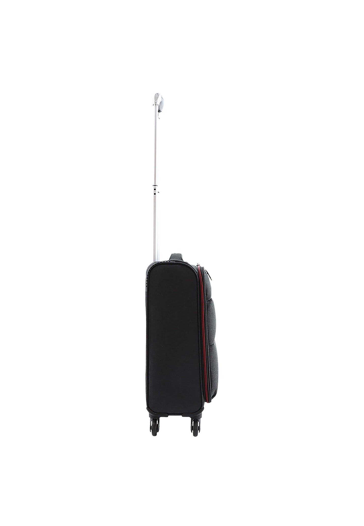 Saxoline Relax Red zipper Handgepäck Weichschalenkoffer / Trolley / Reisekoffer (Small) Anthrazit