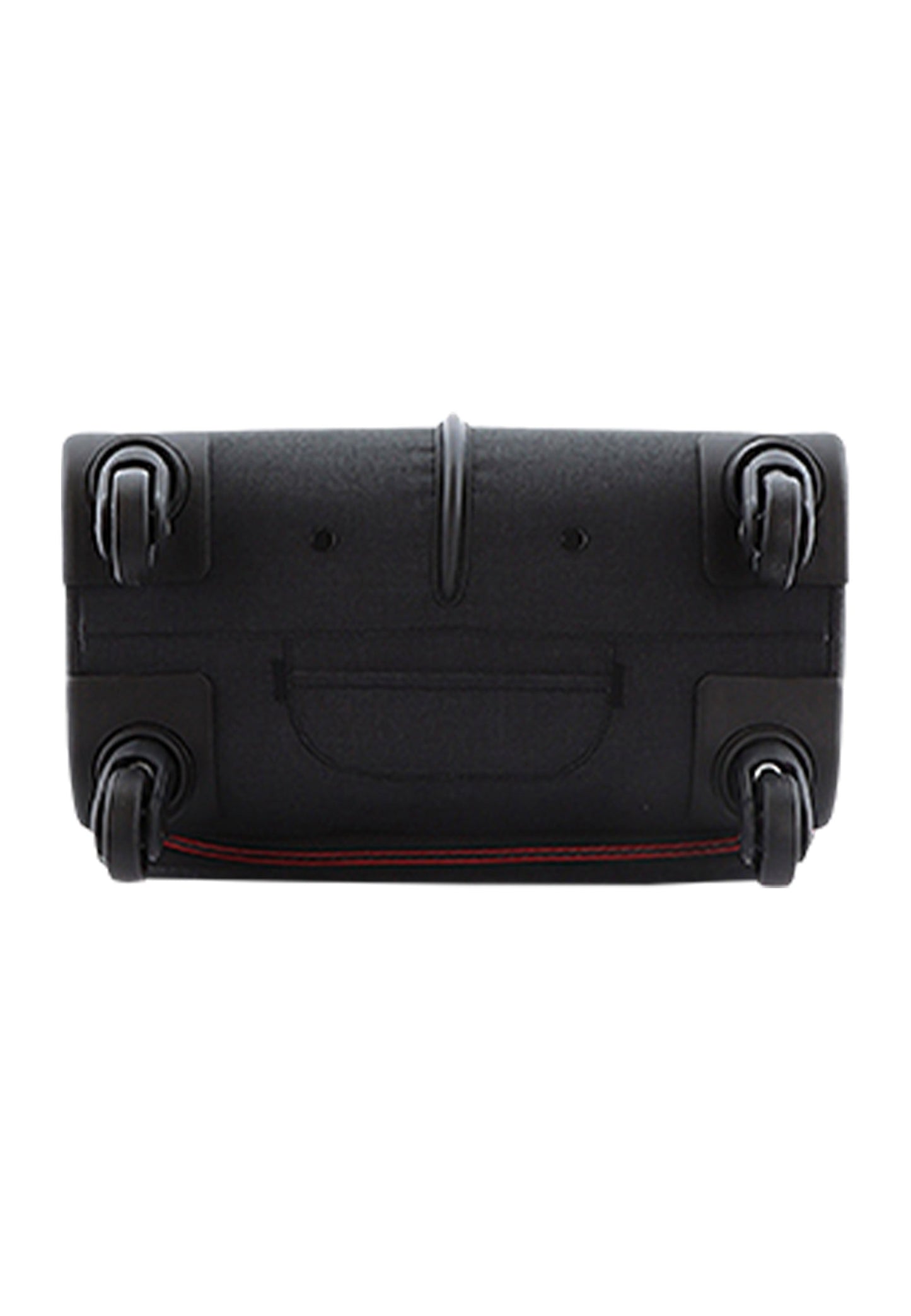 Saxoline Relax Red zipper Handgepäck Weichschalenkoffer / Trolley / Reisekoffer (Small) Anthrazit