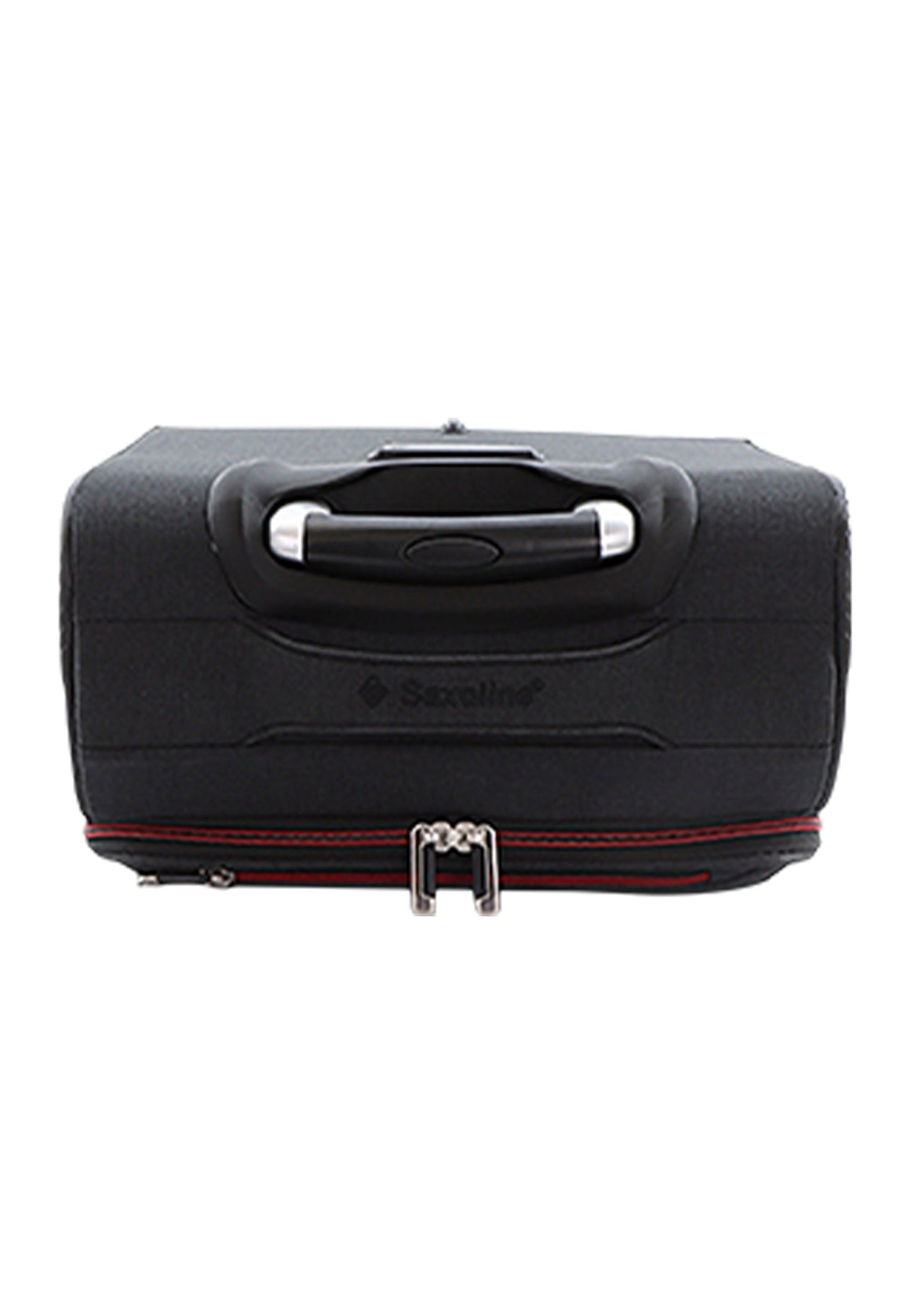 Saxoline Relax Red zipper Handgepäck Weichschalenkoffer / Trolley / Reisekoffer (Small) Anthrazit