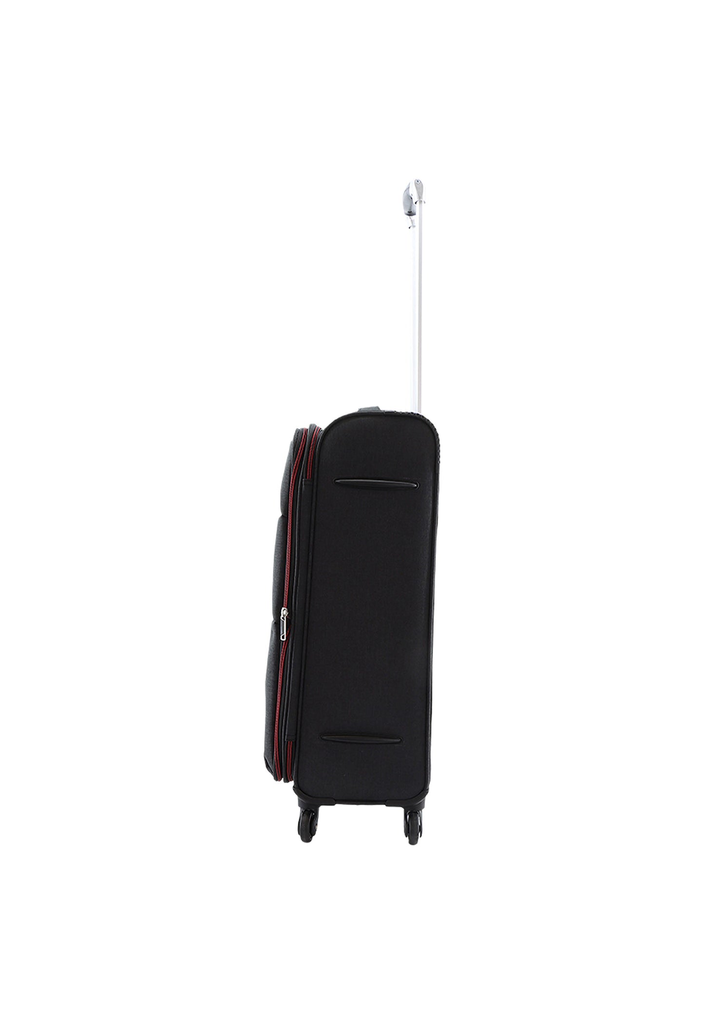 Saxoline Relax Red zipper Weichschalenkoffer / Trolley / Reisekoffer (Medium) Anthrazit