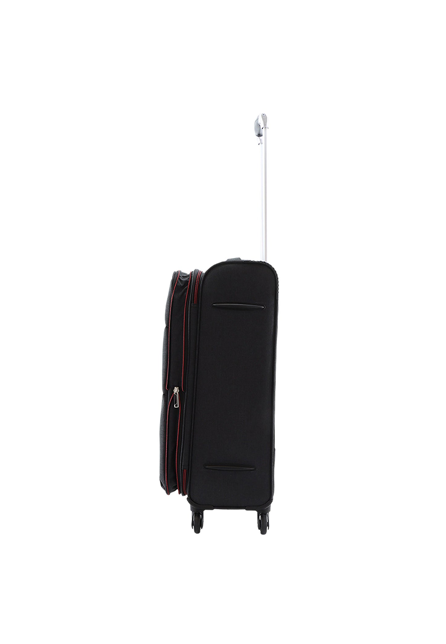 Saxoline Relax Red zipper Weichschalenkoffer / Trolley / Reisekoffer (Medium) Anthrazit