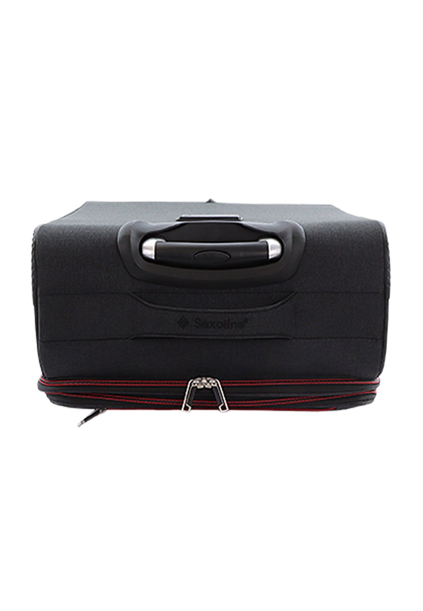 Saxoline Relax Red zipper Weichschalenkoffer / Trolley / Reisekoffer (Medium) Anthrazit