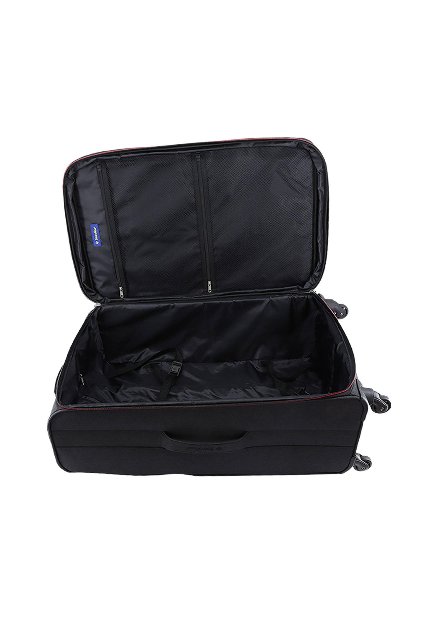Saxoline Relax Red zipper Weichschalenkoffer / Trolley / Reisekoffer (Large) Anthrazit