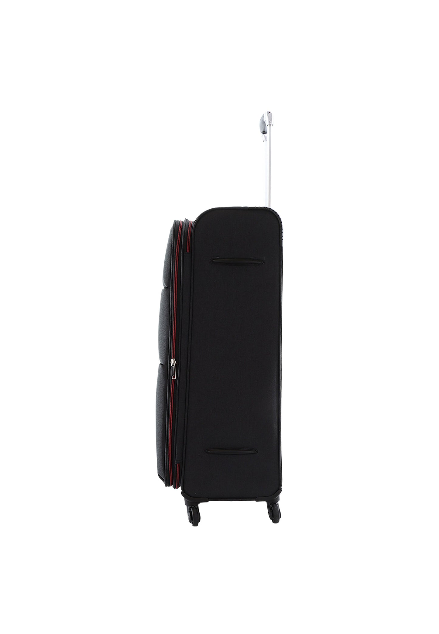 Saxoline Relax Red zipper Weichschalenkoffer / Trolley / Reisekoffer (Large) Anthrazit