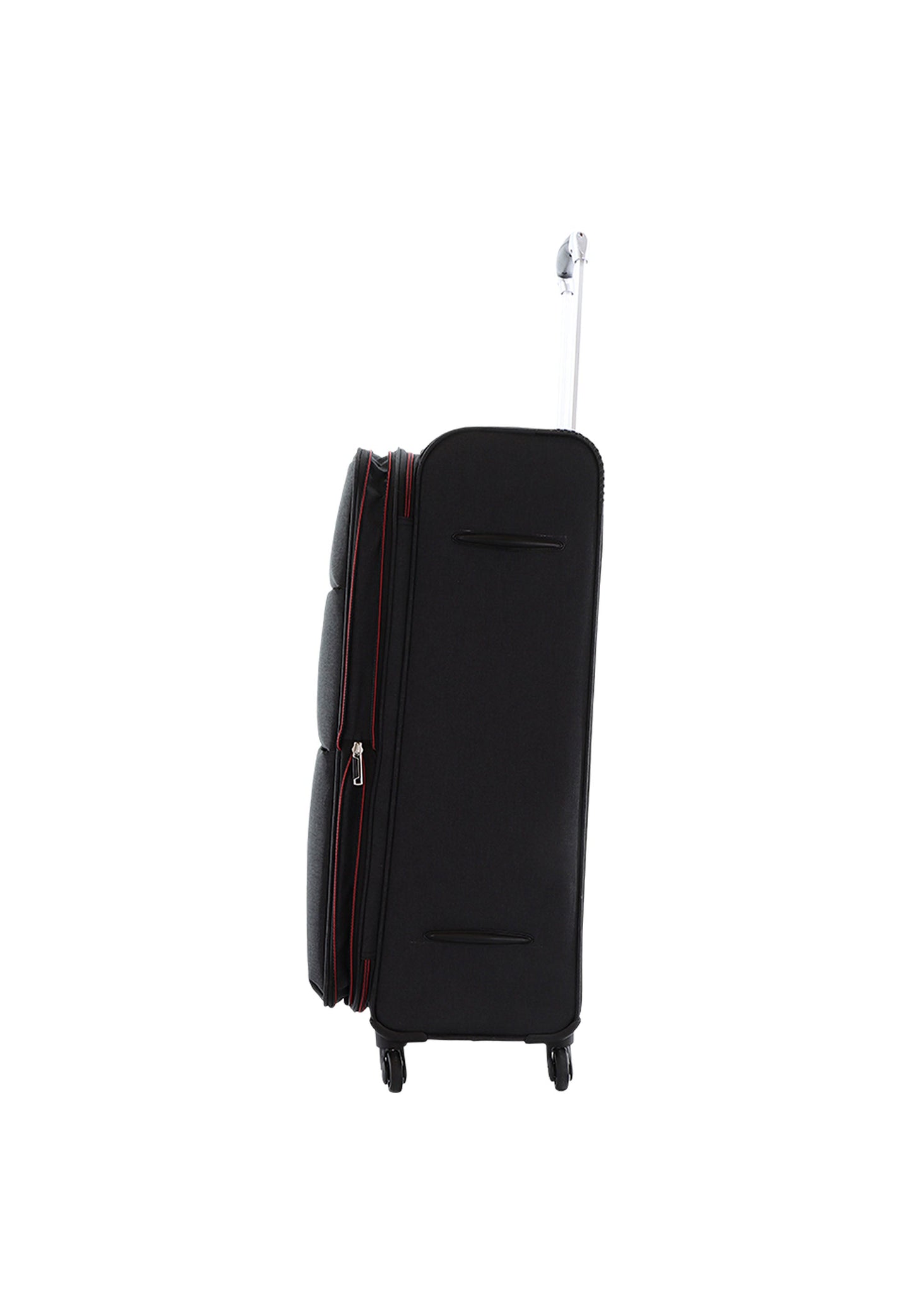 Saxoline Relax Red zipper Weichschalenkoffer / Trolley / Reisekoffer (Large) Anthrazit