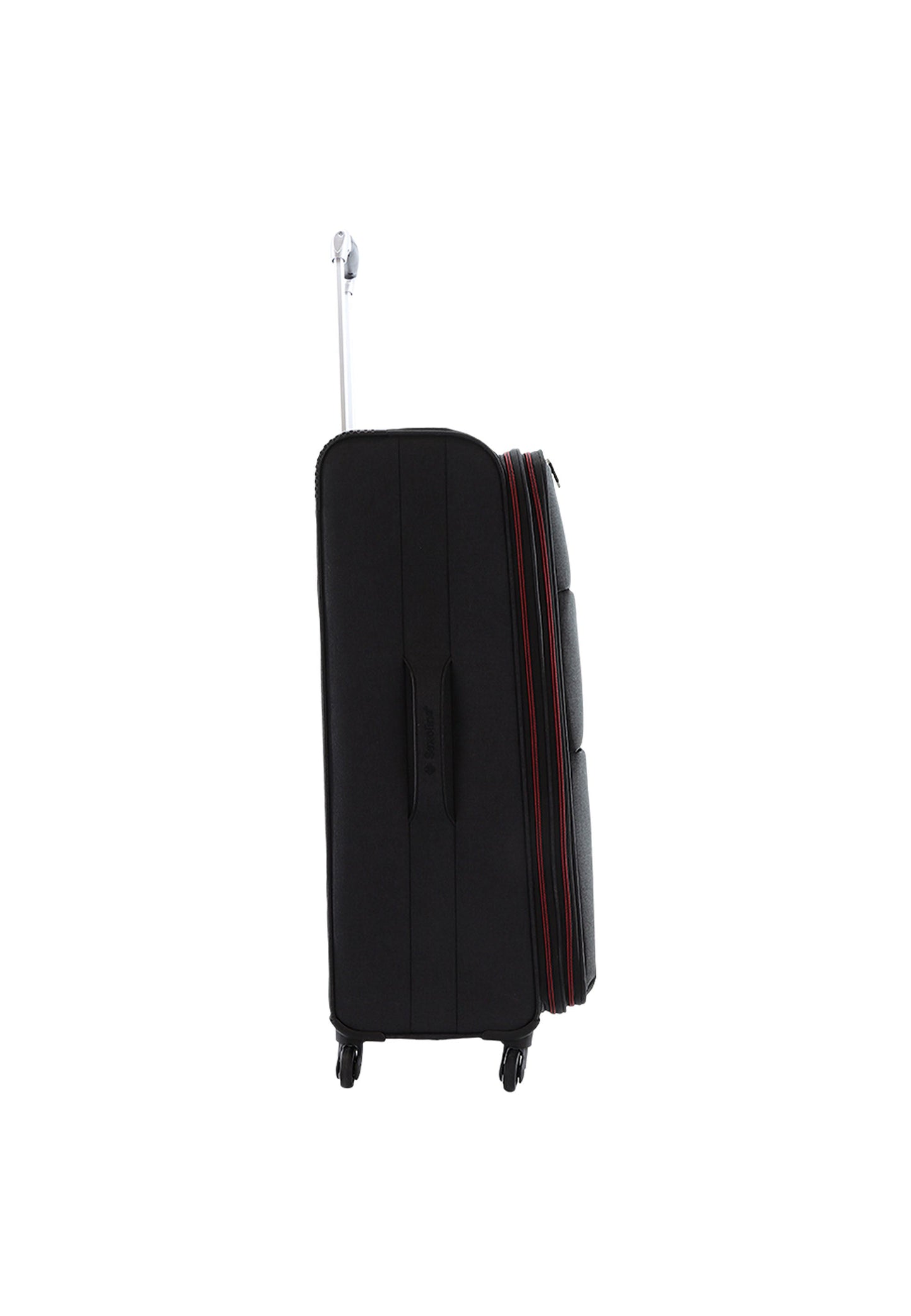 Saxoline Relax Red zipper Weichschalenkoffer / Trolley / Reisekoffer (Large) Anthrazit
