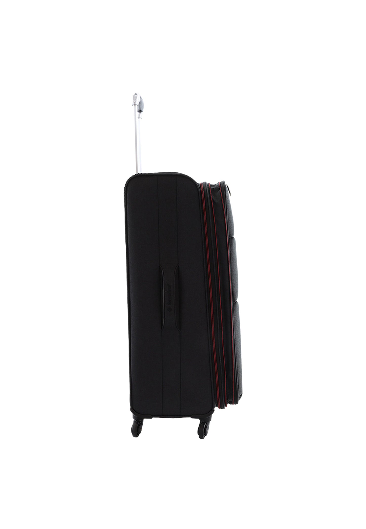 Saxoline Relax Red zipper Weichschalenkoffer / Trolley / Reisekoffer (Large) Anthrazit