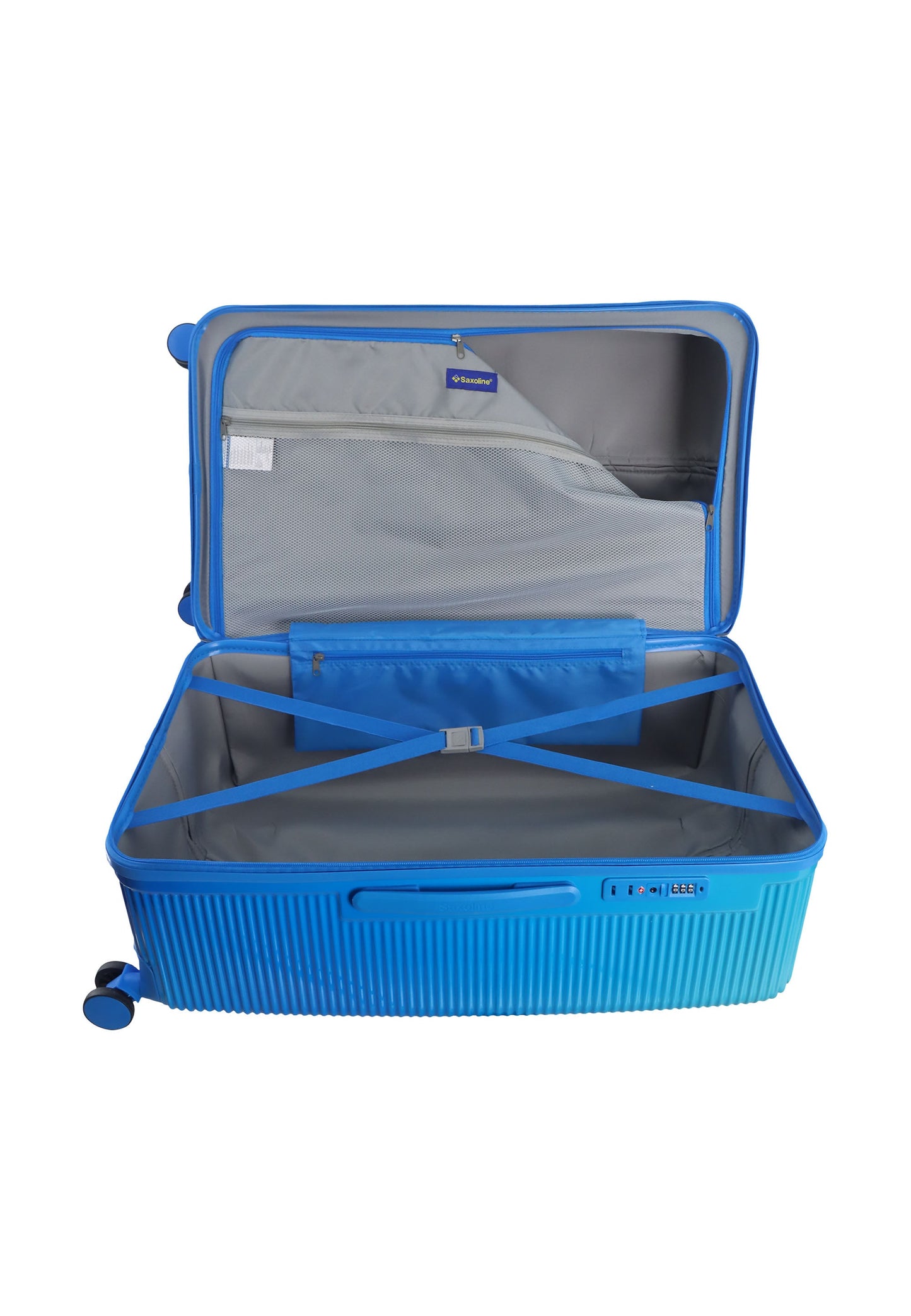 Saxoline - Twist Trunk Hartschalenkoffer / Trolley / Reisekoffer (Large) Blau
