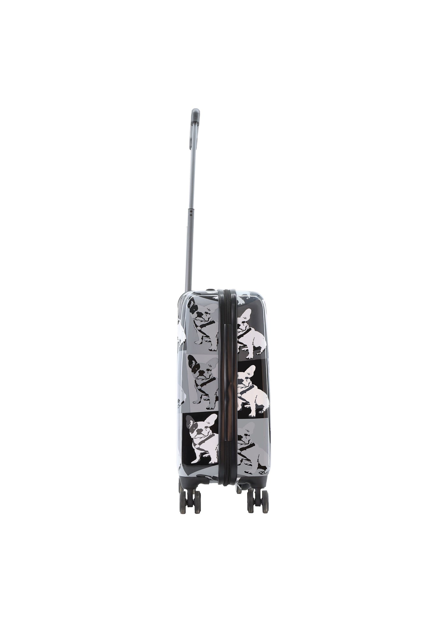 Saxoline Blue Bulldog Monochrome Handgepäck Hartschalenkoffer / Trolley / Reisekoffer (Small)