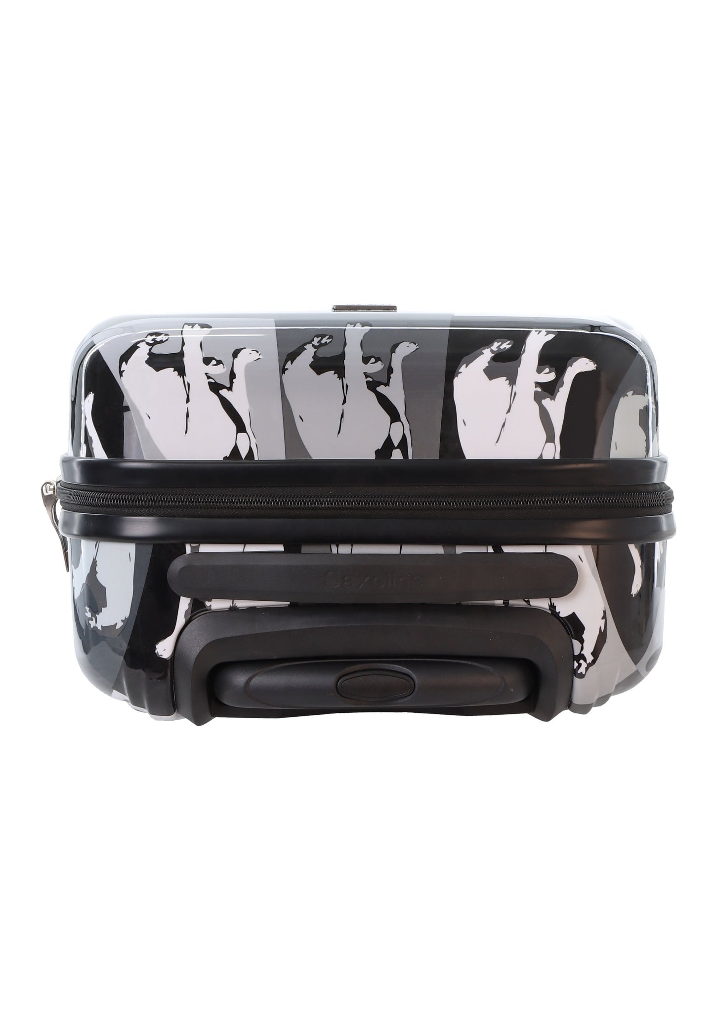 Saxoline Blue Bulldog Monochrome Handgepäck Hartschalenkoffer / Trolley / Reisekoffer (Small)