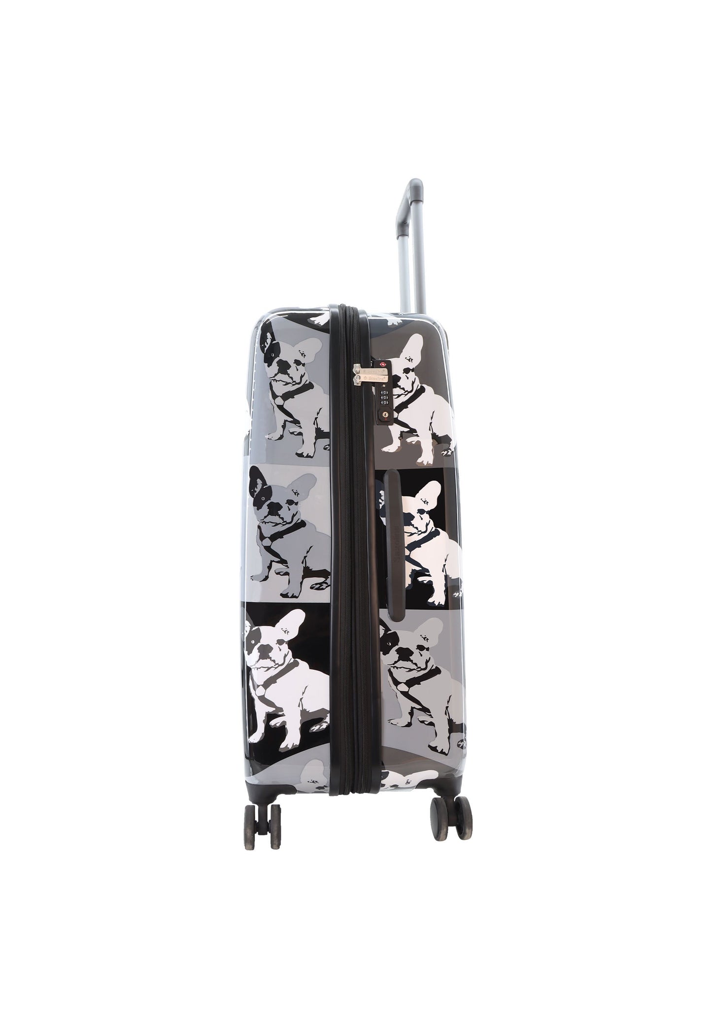 Saxoline Blue Bulldog Monochrome Hartschalenkoffer / Trolley / Reisekoffer (Large)