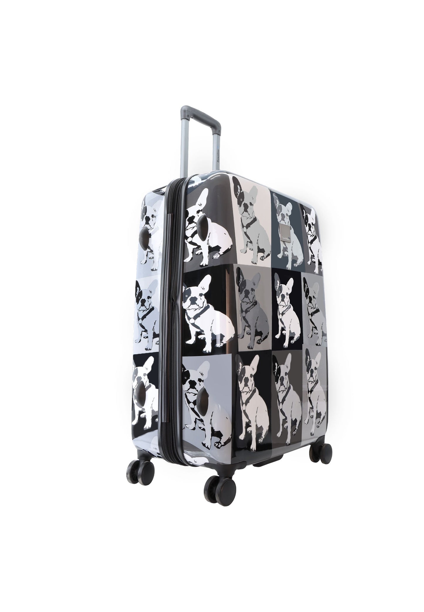 Saxoline Blue Bulldog Monochrome Hartschalenkoffer / Trolley / Reisekoffer (Large)