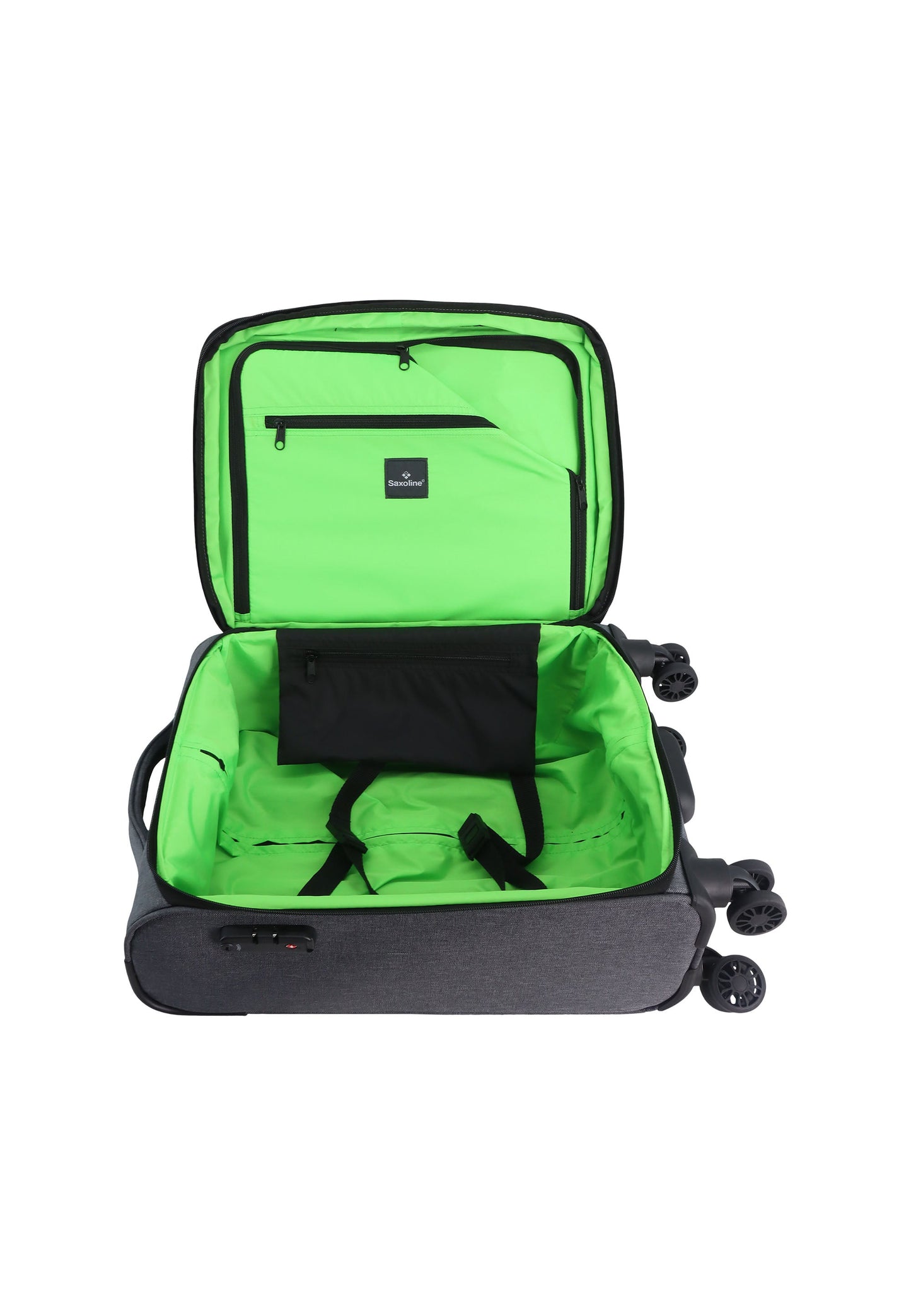 Saxoline 2 Tone Handgepäck Weichschalenkoffer / Trolley / Reisekoffer (Small)