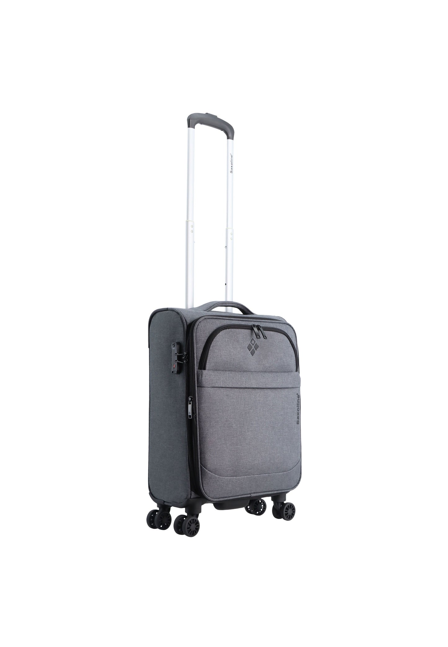 Saxoline 2 Tone Handgepäck Weichschalenkoffer / Trolley / Reisekoffer (Small)