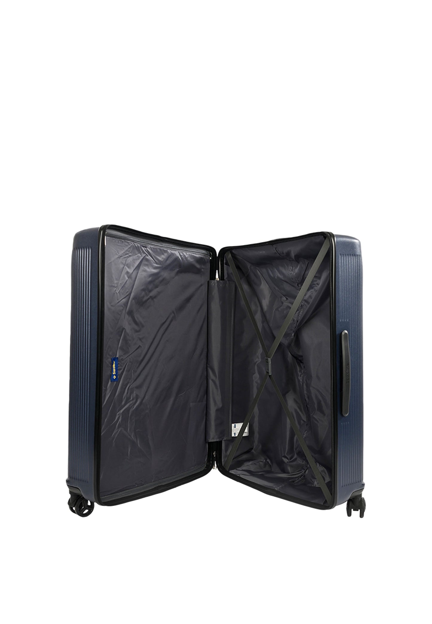Saxoline Algarve Hartschalenkoffer / Trolley / Reisekoffer (Medium) Blau