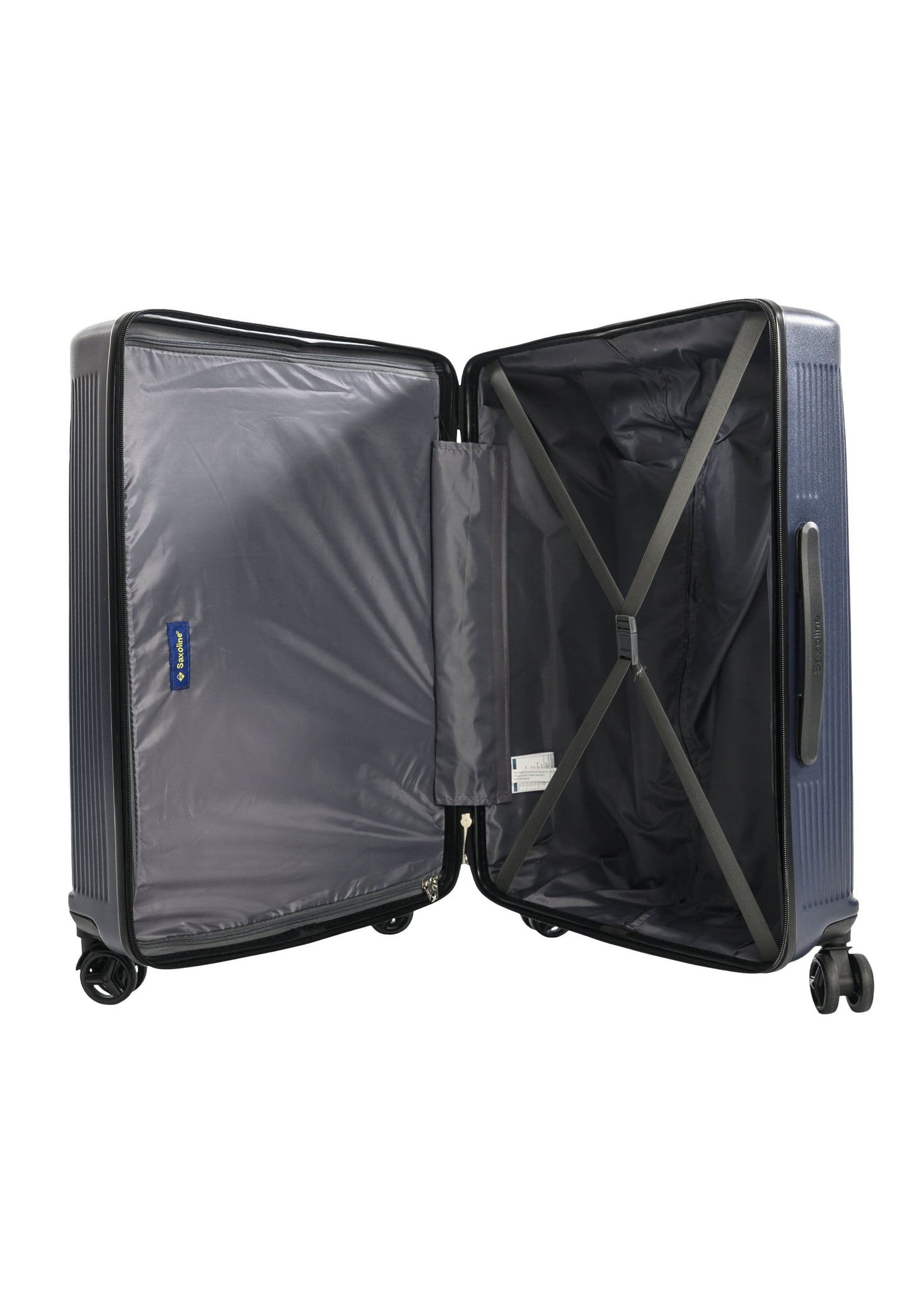 Saxoline Algarve Hartschalenkoffer / Trolley / Reisekoffer (Large) Blau