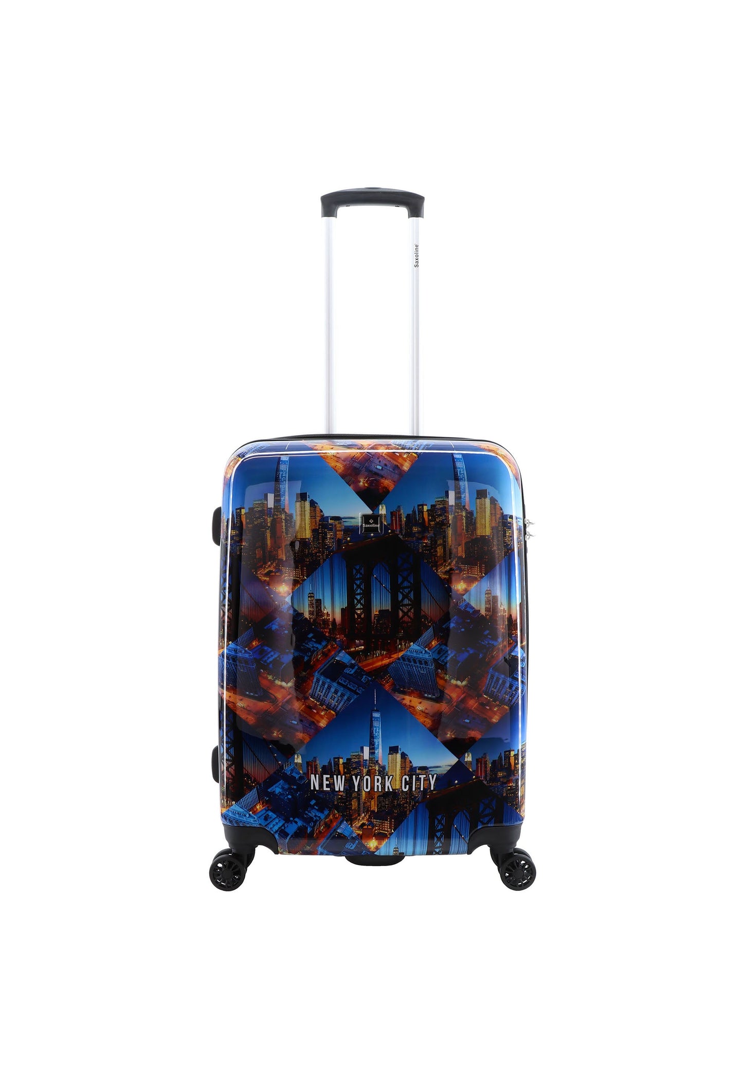 Saxoline New York City Hartschalenkoffer / Trolley / Reisekoffer (Medium)