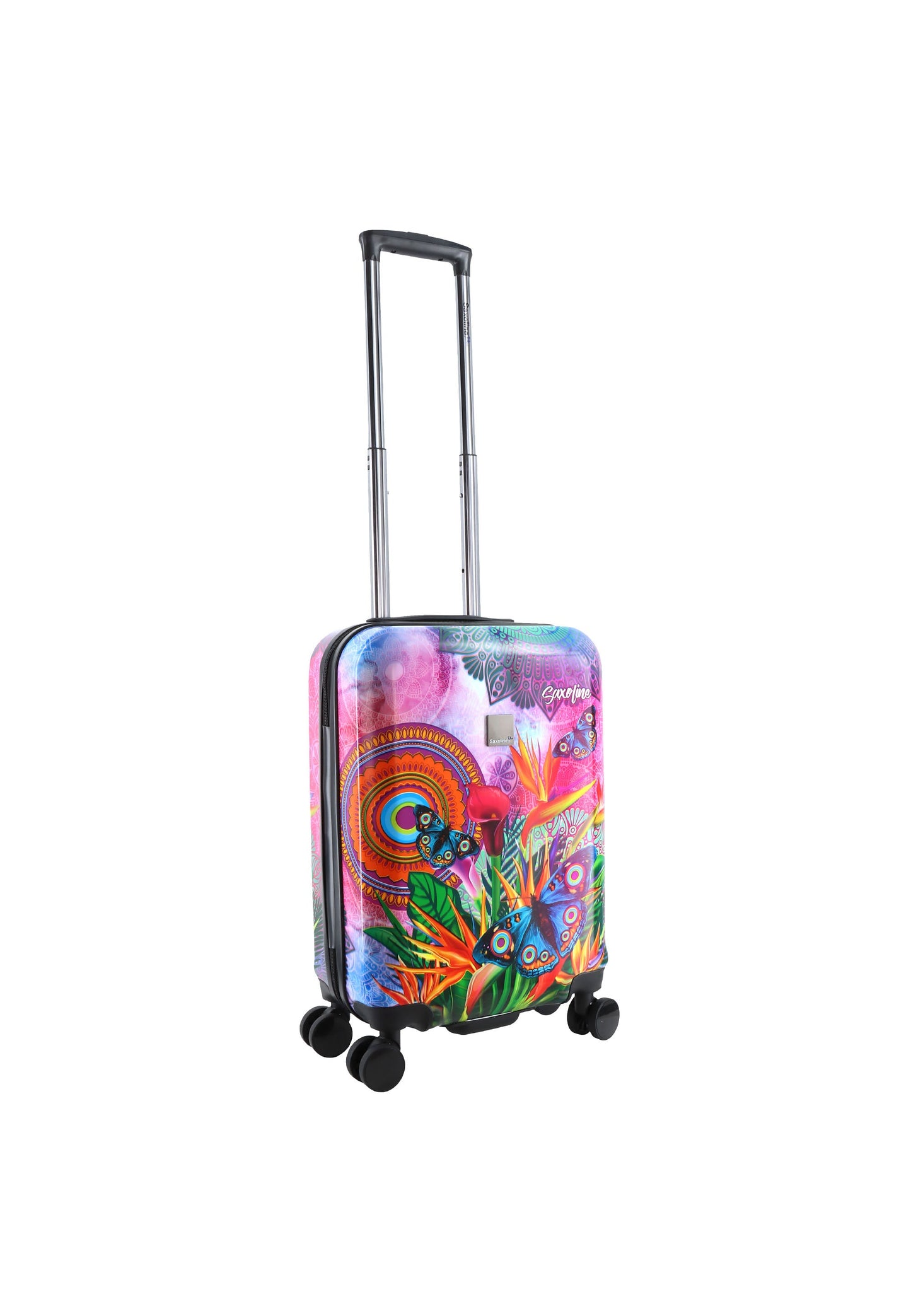 Saxoline Blue Butterfly Nature Handgepäck Hartschalenkoffer / Trolley / Reisekoffer (Small)