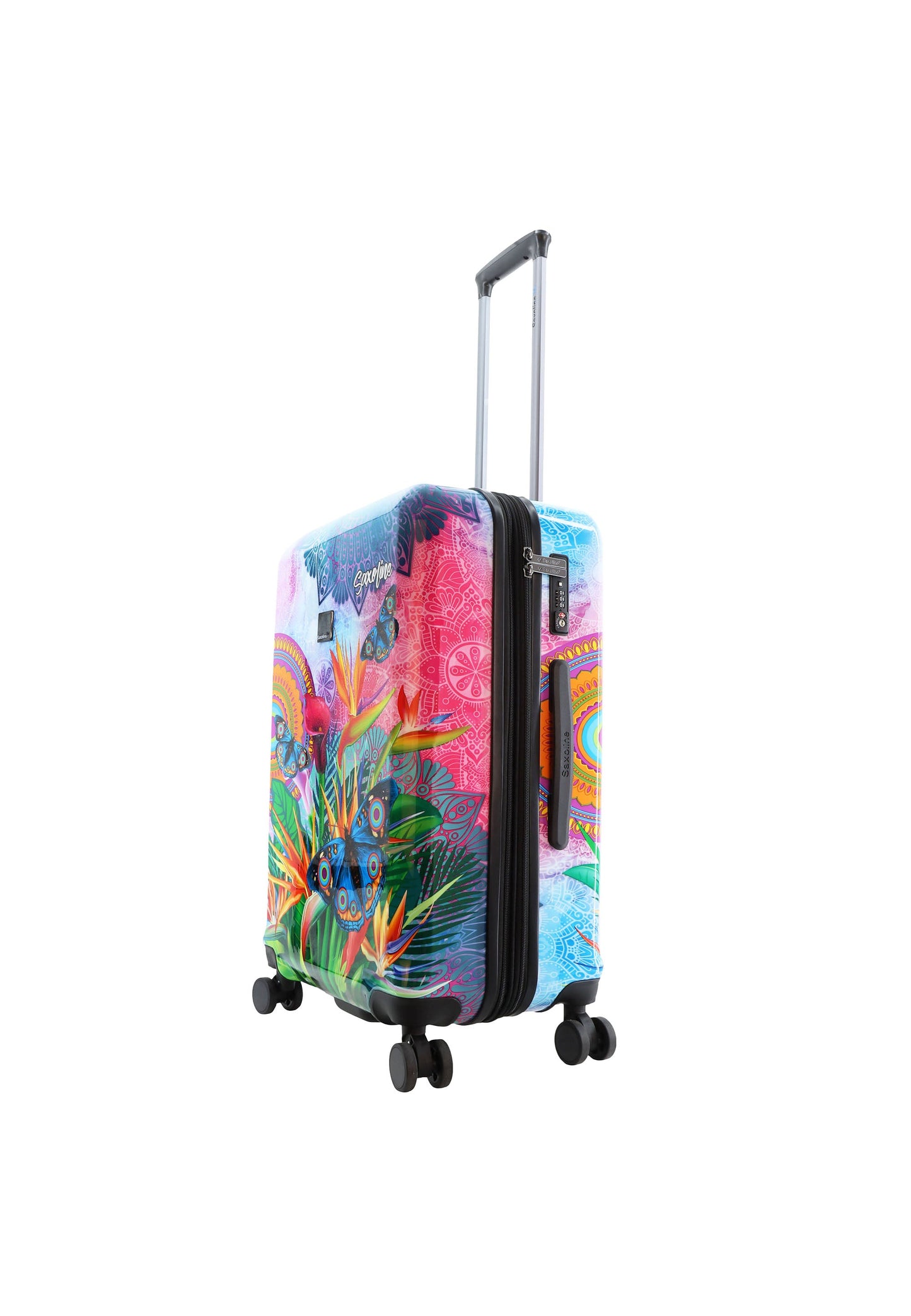 Saxoline Blue Butterfly Nature Hartschalenkoffer / Trolley / Reisekoffer (Medium)