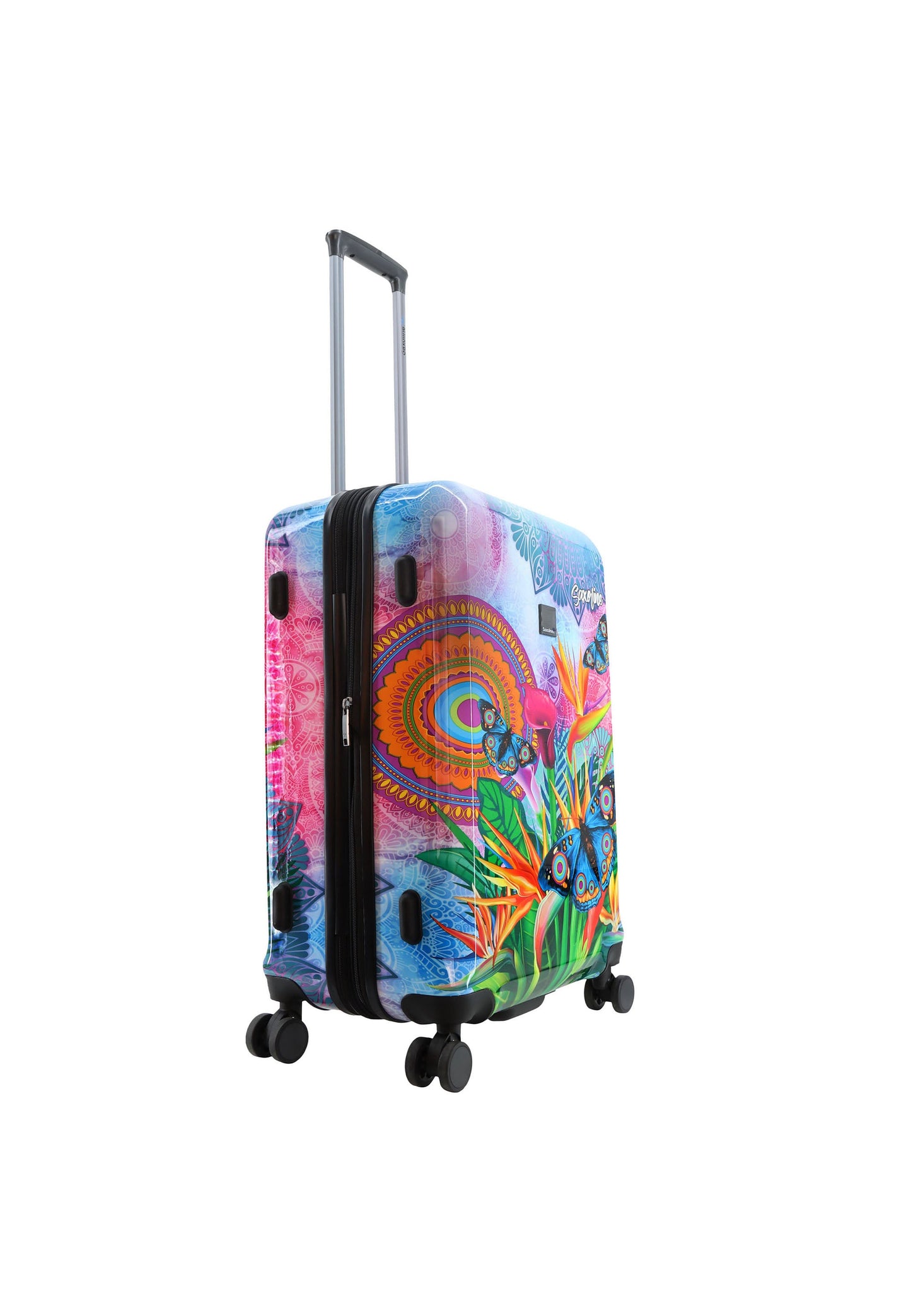 Saxoline Blue Butterfly Nature Hartschalenkoffer / Trolley / Reisekoffer (Medium)