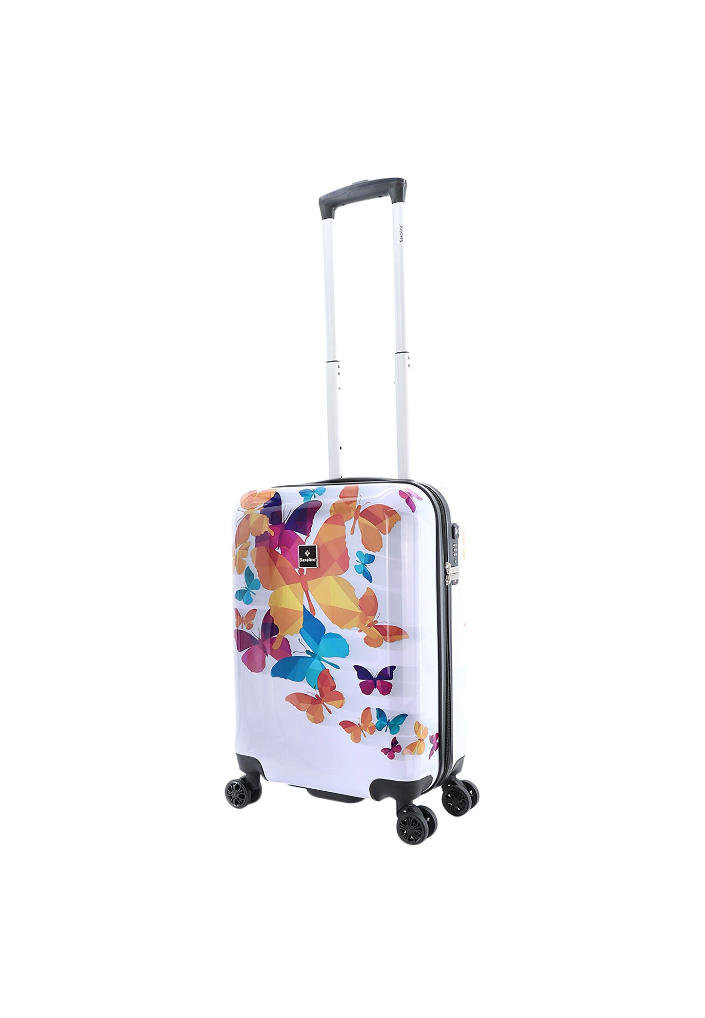 Saxoline Butterfly Fun Handgepäck Hartschalenkoffer / Trolley / Reisekoffer (Small)