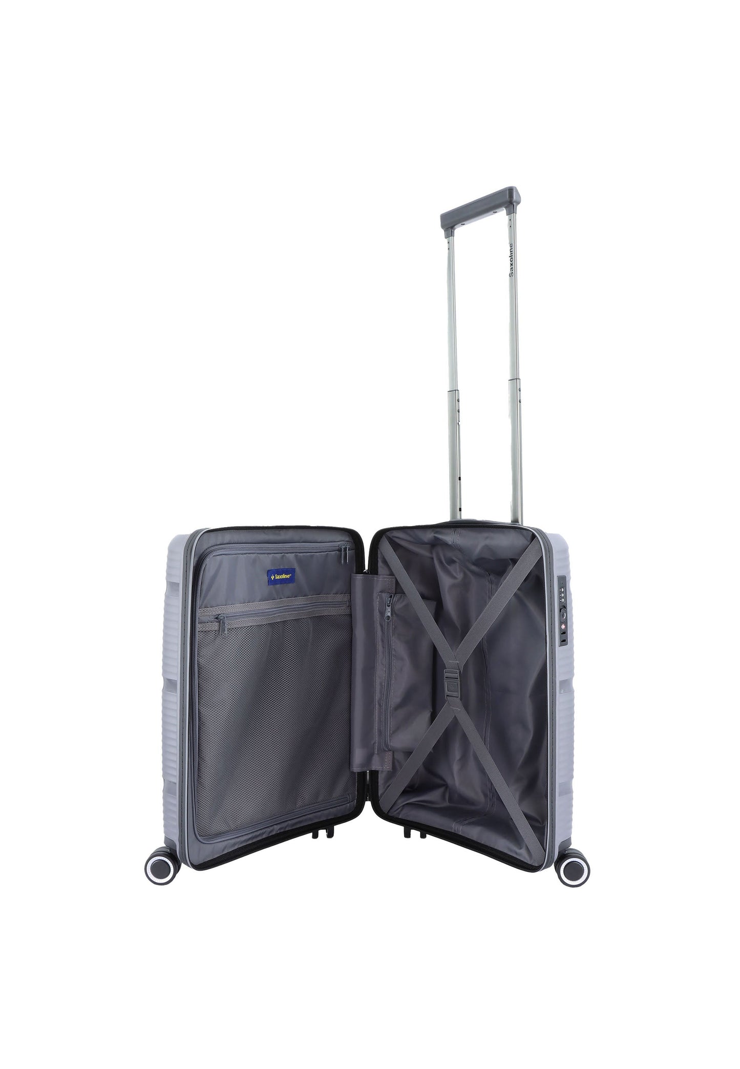 Saxoline Taupe Handgepäck Hartschalenkoffer / Trolley / Reisekoffer (Small)