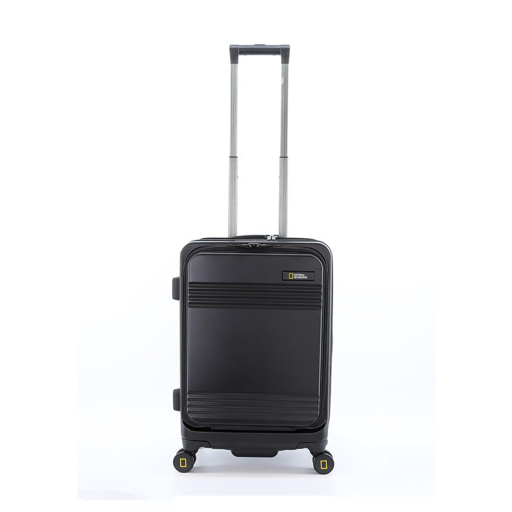 National Geographic - Lodge Handgepäck Hartschalenkoffer / Trolley / Reisekoffer - 55 cm - (Small) - Schwarz