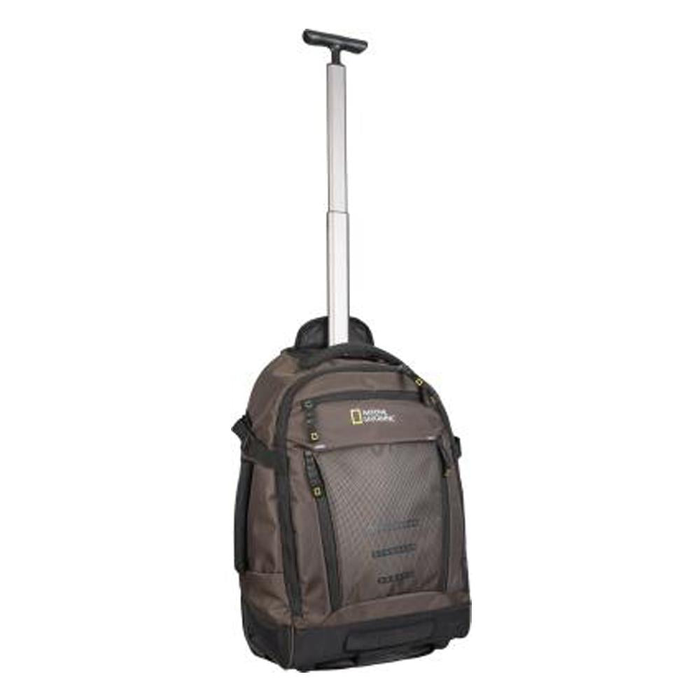 National Geographic - Trail Reisetasche mit 2 Rollen / Trolley-Rucksack - 33L Khaki