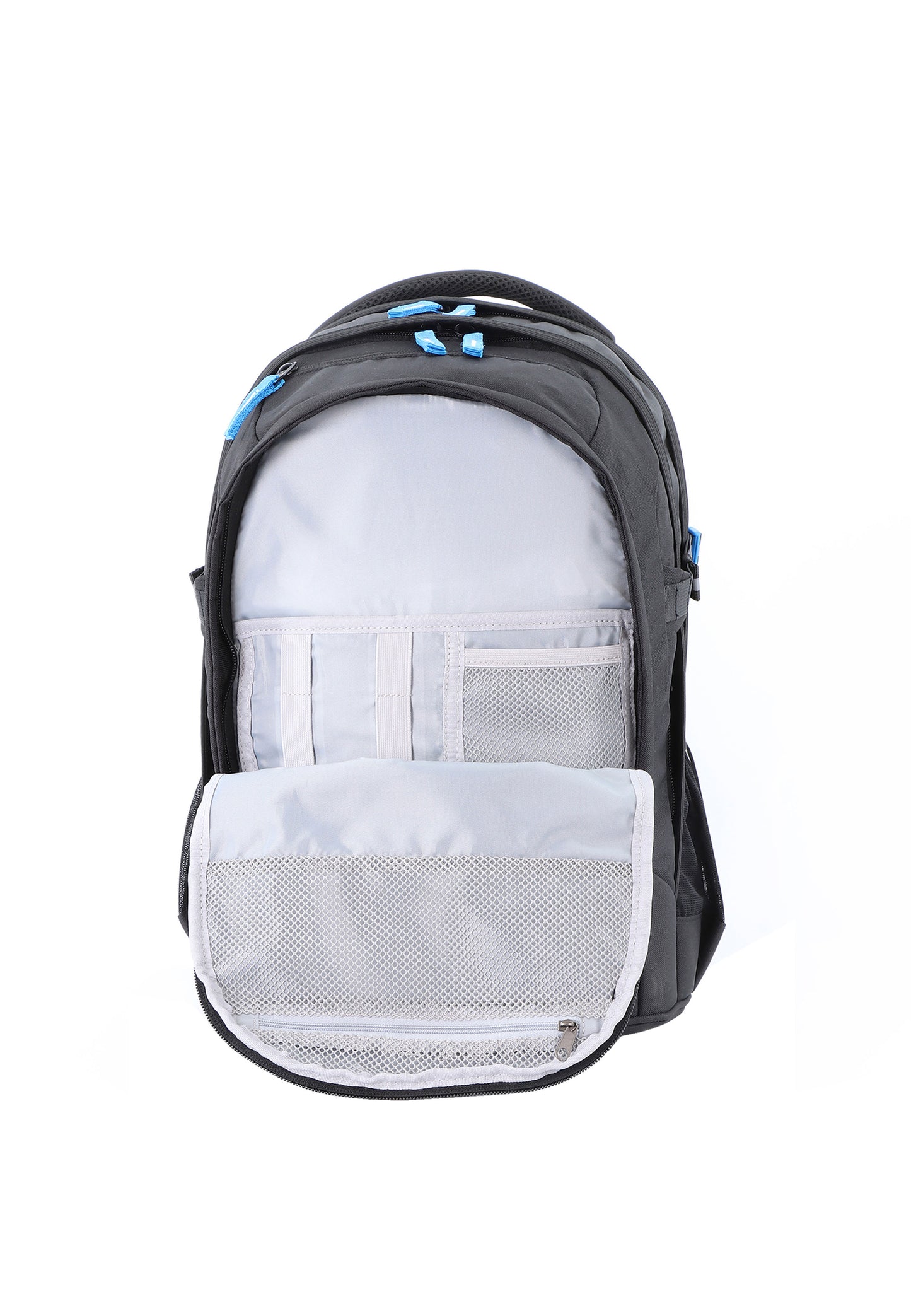 2be 15 Zoll Laptop-Rucksack/Schulrucksack mit String-Tasche und Federmäpchen Schwarz