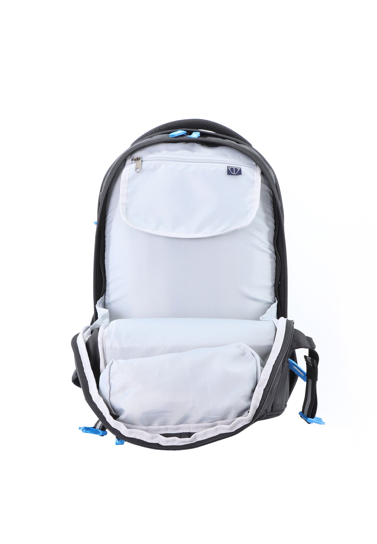 2be 15 Zoll Laptop-Rucksack/Schulrucksack mit String-Tasche und Federmäpchen Schwarz