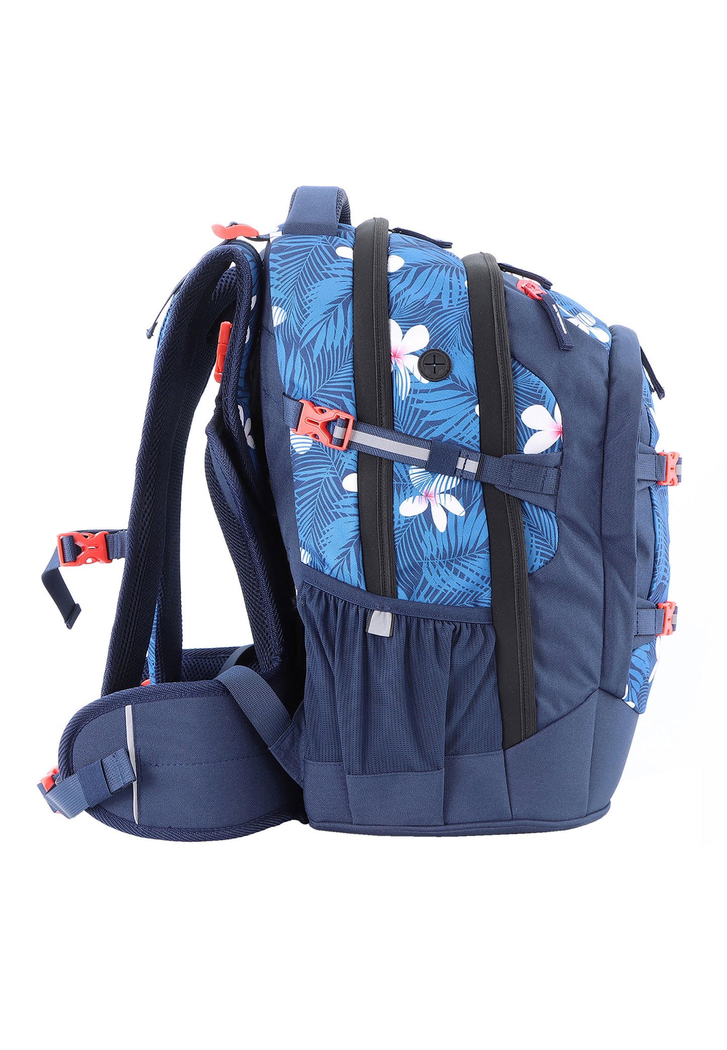 2be 15 Zoll Laptop-Rucksack/Schulrucksack mit String-Tasche und Federmäpchen Blau