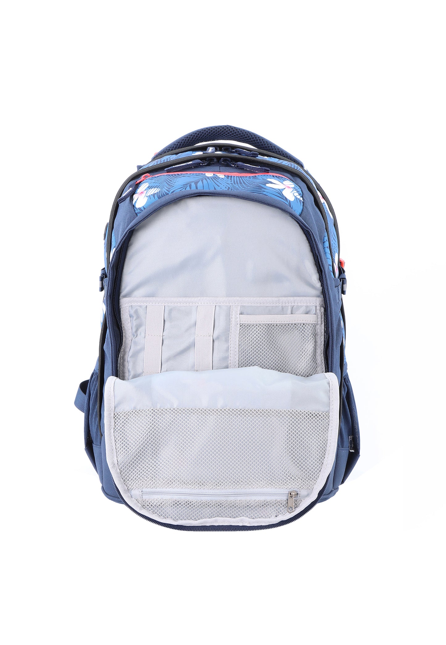 2be 15 Zoll Laptop-Rucksack/Schulrucksack mit String-Tasche und Federmäpchen Blau