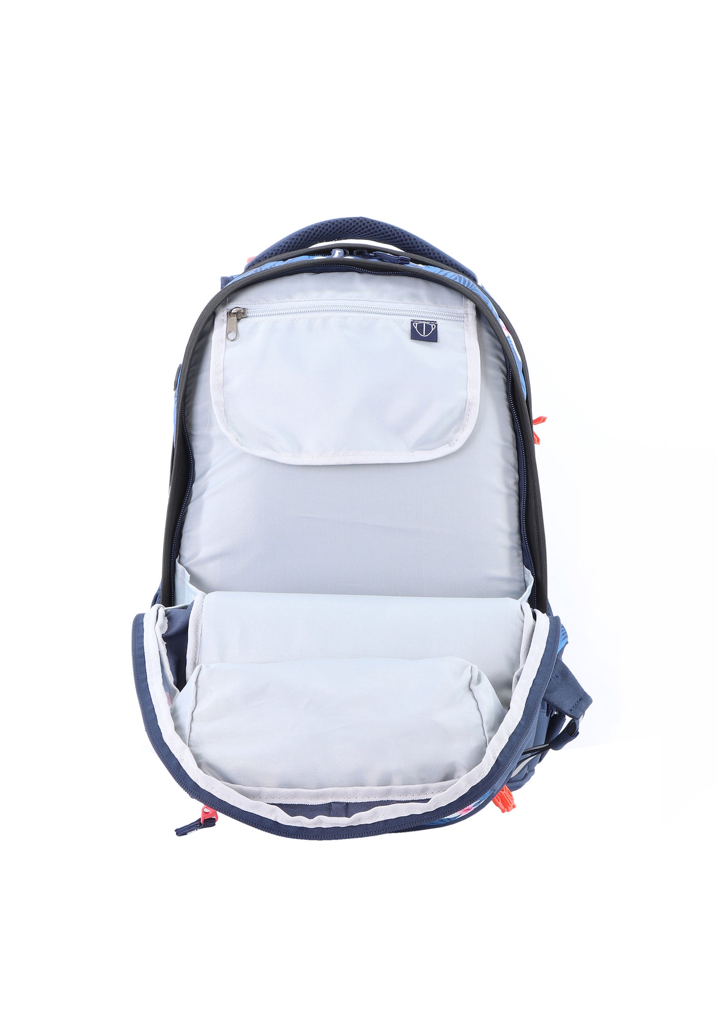 2be 15 Zoll Laptop-Rucksack/Schulrucksack mit String-Tasche und Federmäpchen Blau