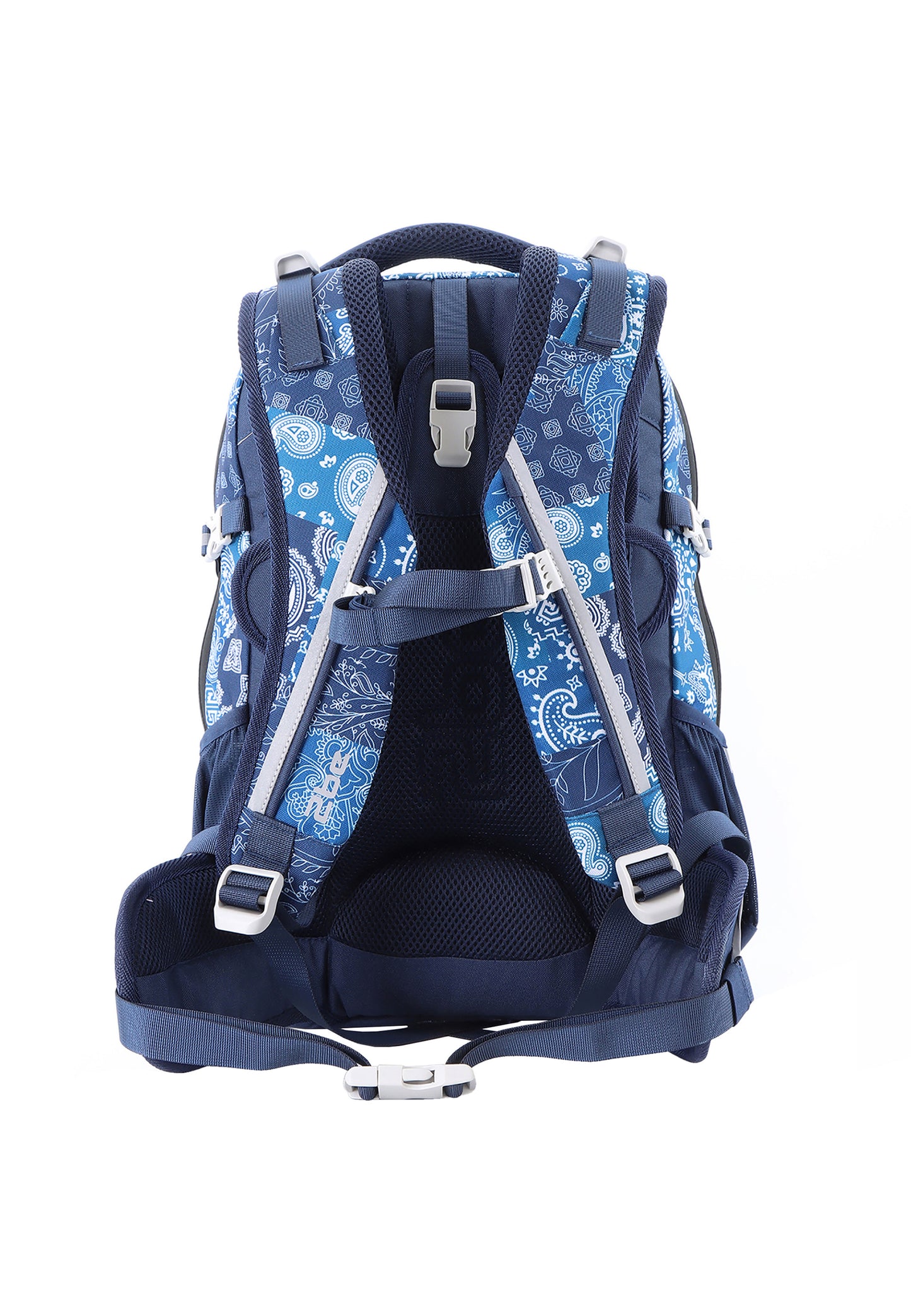 2be 15 Zoll Laptop-Rucksack/Schulrucksack mit String-Tasche und Federmäpchen Königsblau