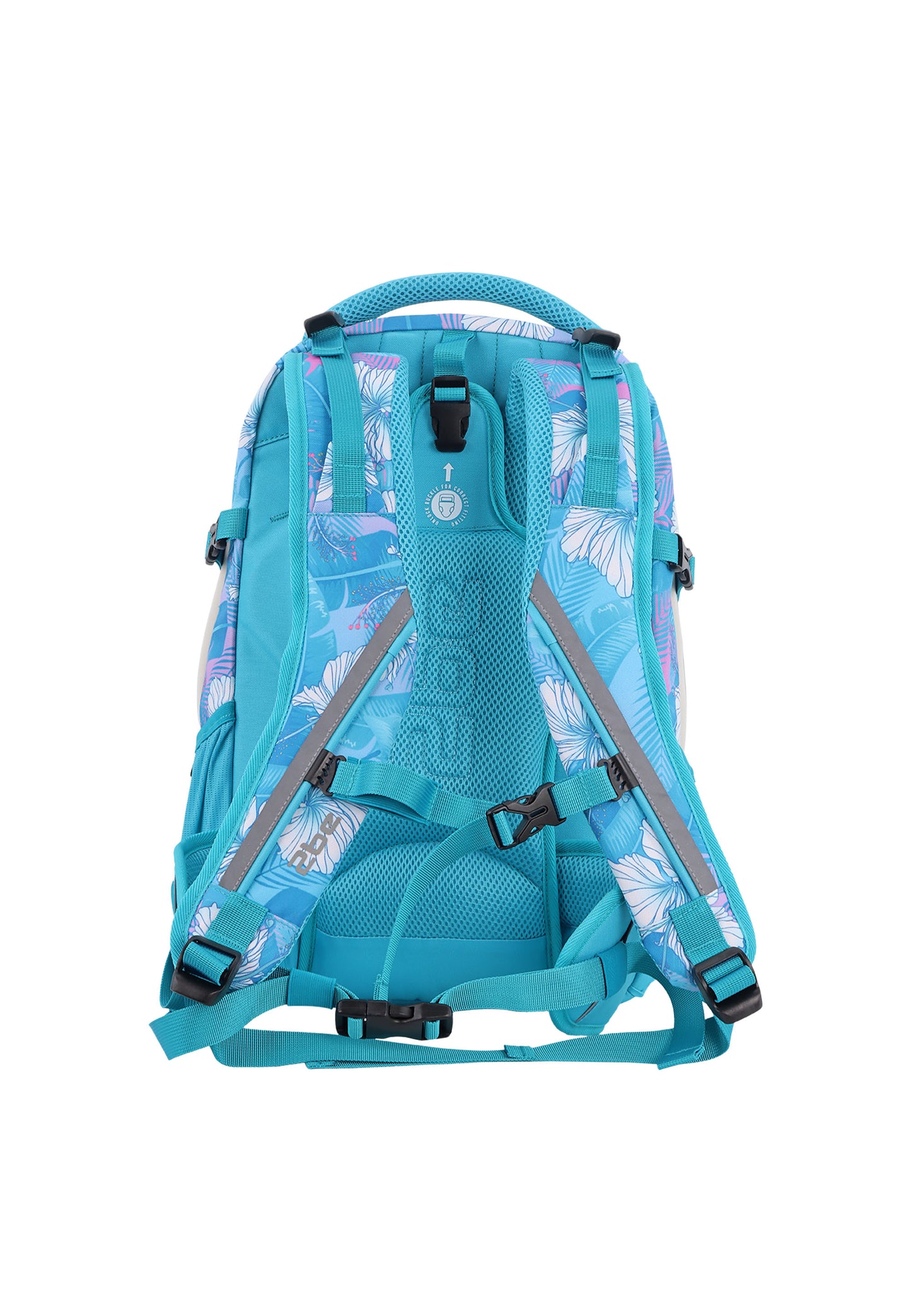 2be Ergonomischer 15 Zoll Laptop-Rucksack / Schulrucksack Türkis