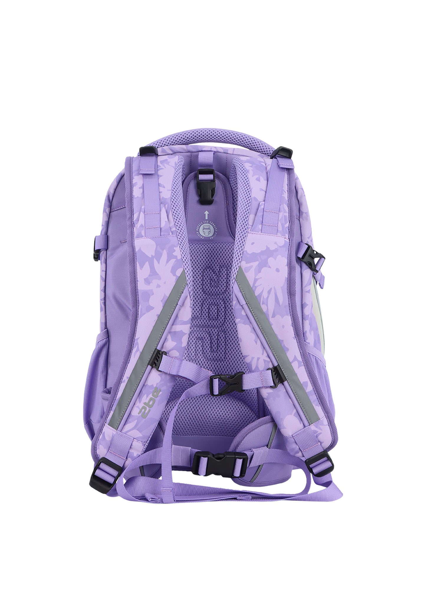 2be Ergonomischer 15 Zoll Laptop-Rucksack / Schulrucksack Lilac