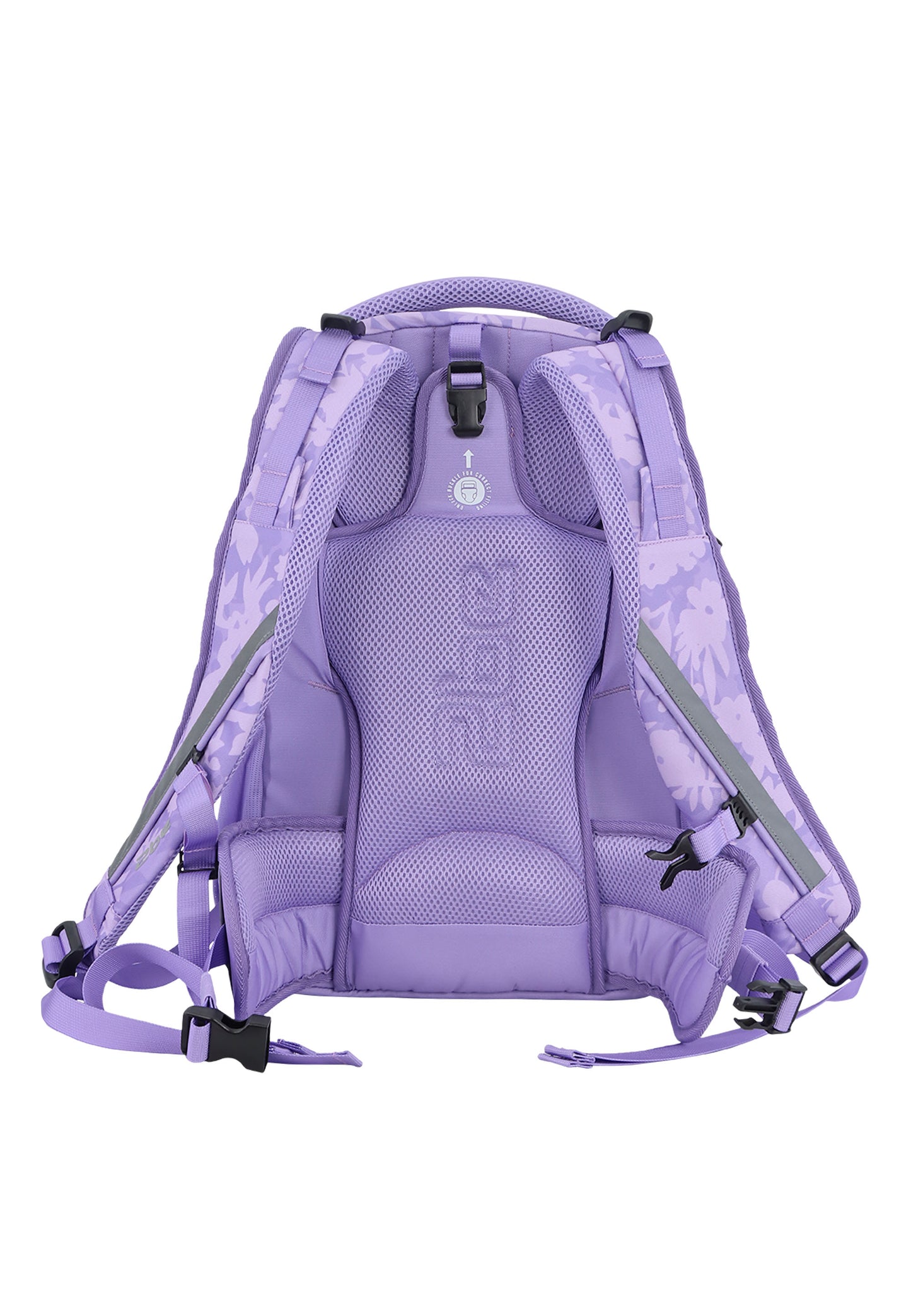2be Ergonomischer 15 Zoll Laptop-Rucksack / Schulrucksack Lilac