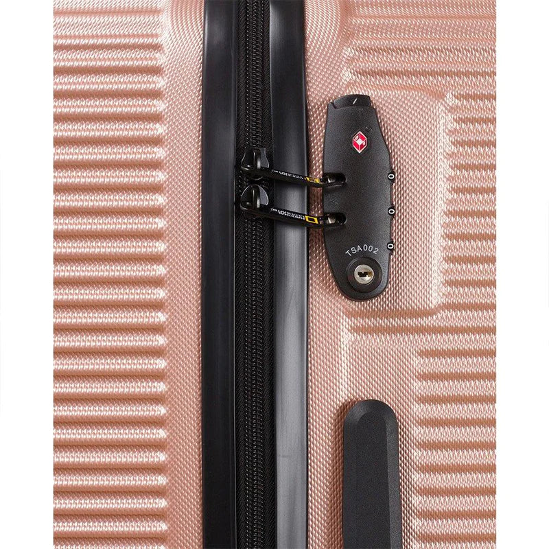 National Geographic - Abroad Handgepäck Hartschalenkoffer / Trolley / Reisekoffer - 54 cm - (Small) - Roségold