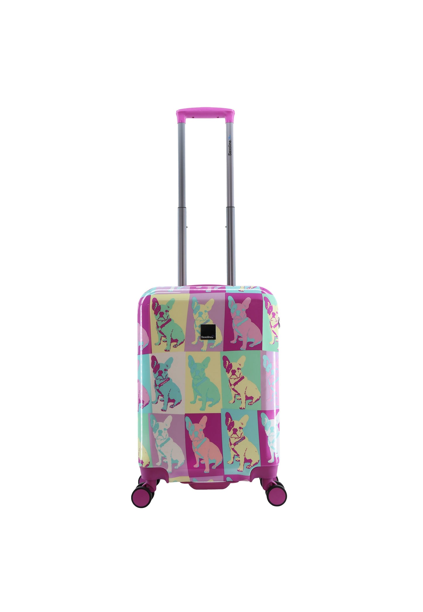 Saxoline Blue Bulldog Emotion Handgepäck Hartschalenkoffer / Trolley / Reisekoffer (Small)