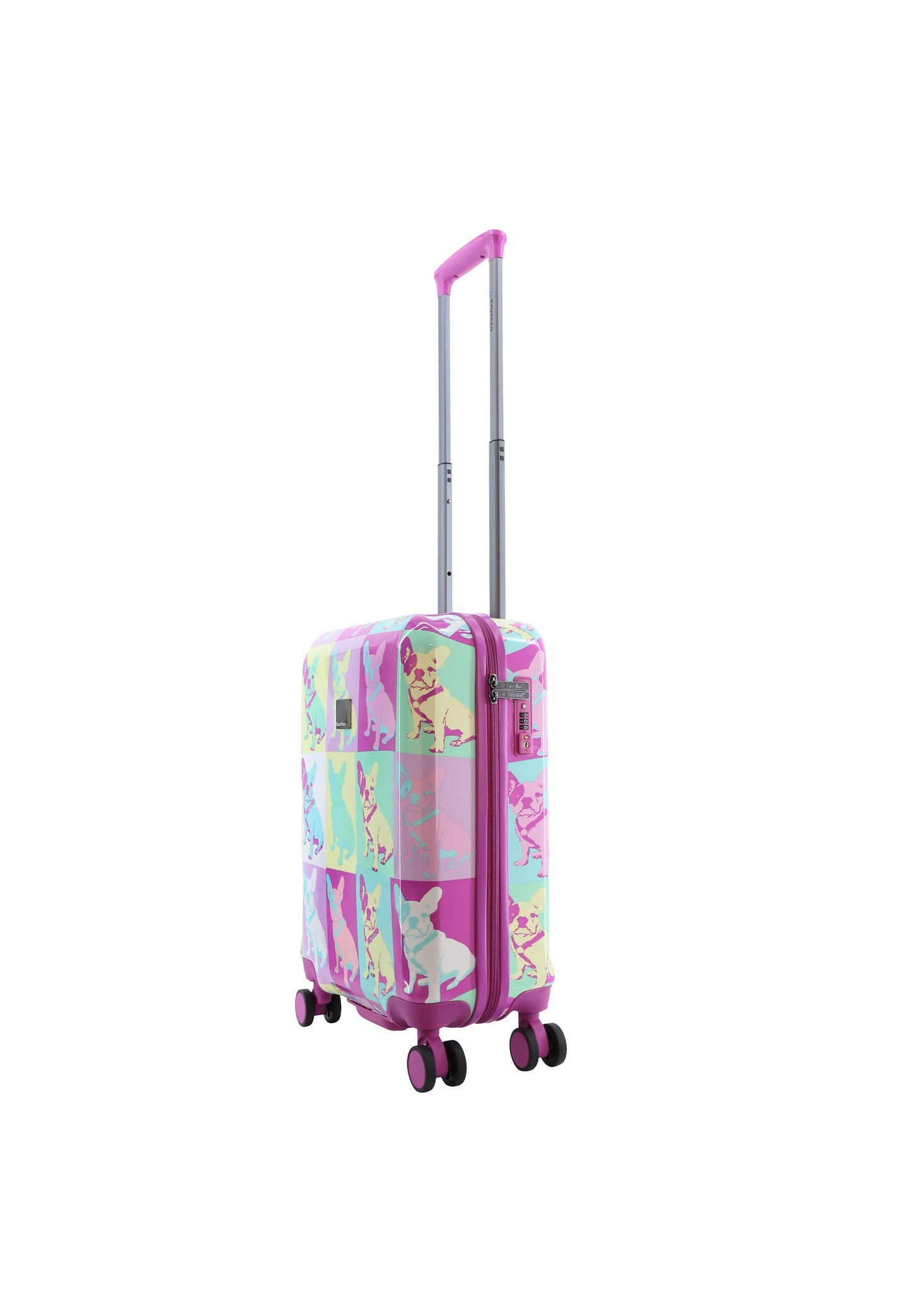 Saxoline Blue Bulldog Emotion Handgepäck Hartschalenkoffer / Trolley / Reisekoffer (Small)