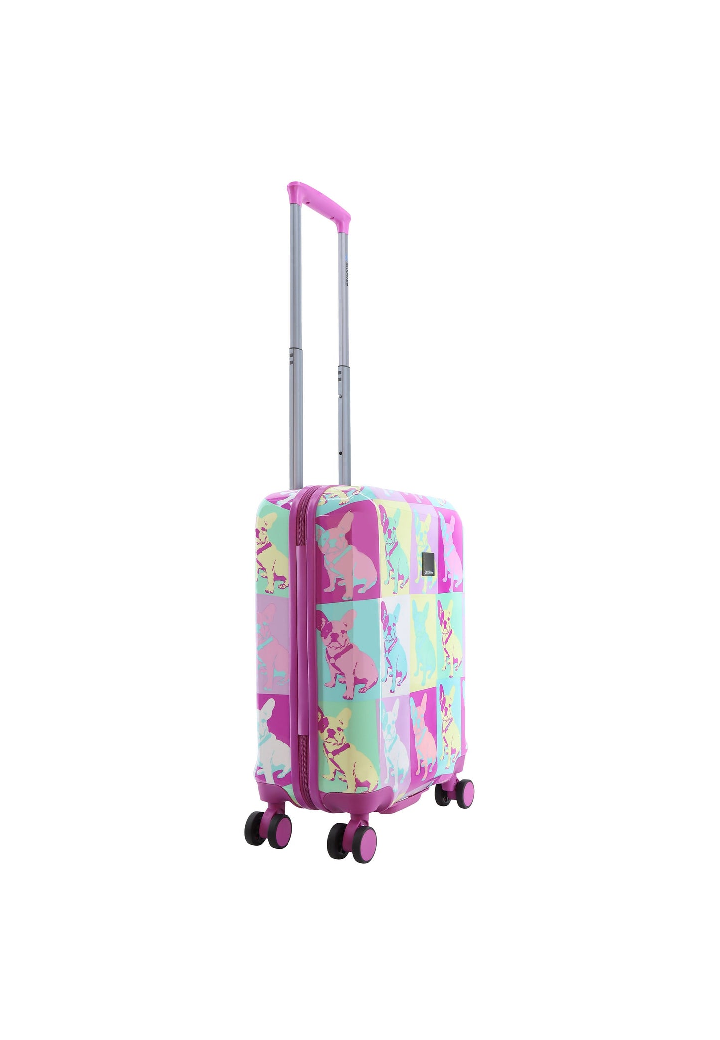 Saxoline Blue Bulldog Emotion Handgepäck Hartschalenkoffer / Trolley / Reisekoffer (Small)