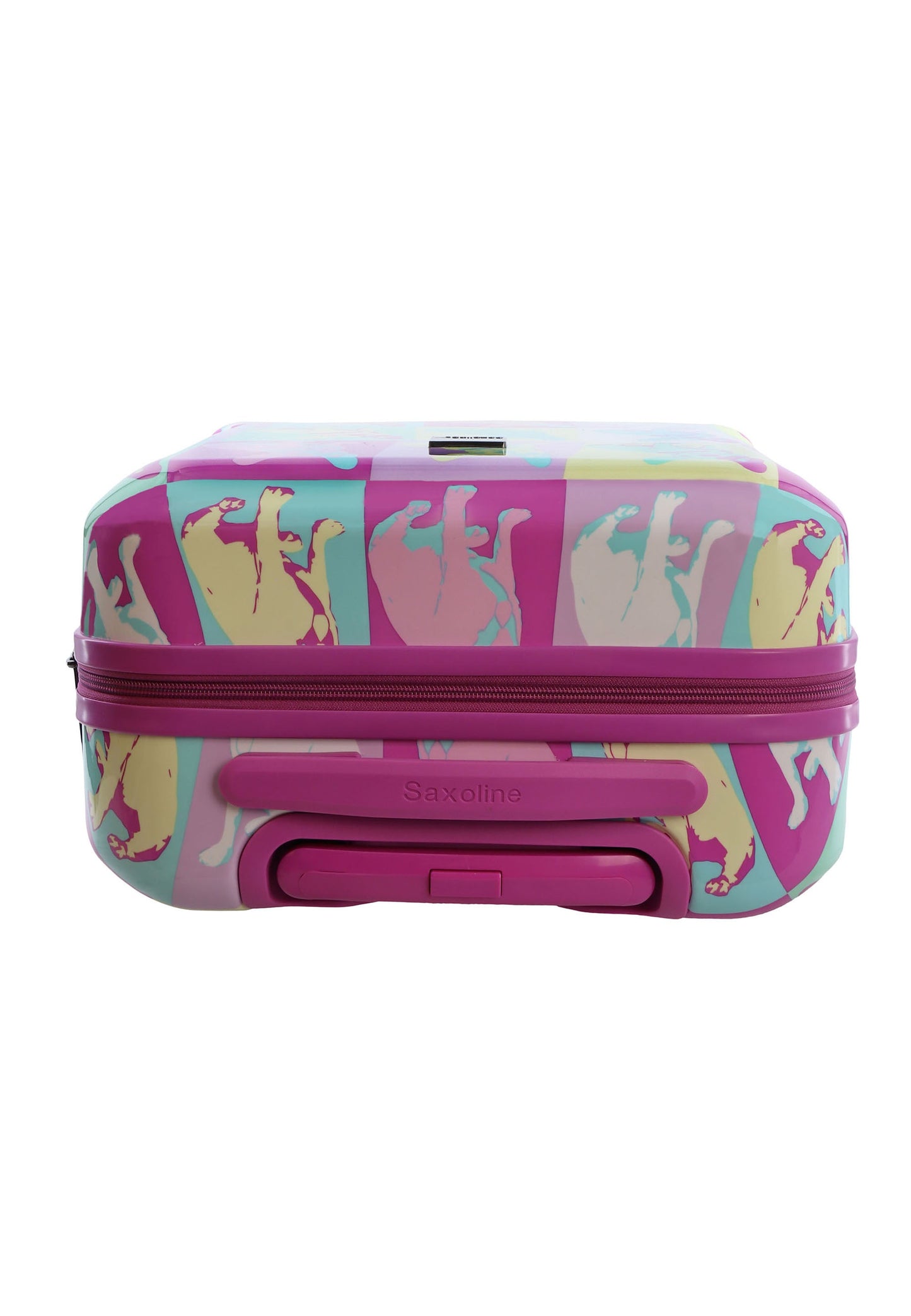 Saxoline Blue Bulldog Emotion Handgepäck Hartschalenkoffer / Trolley / Reisekoffer (Small)