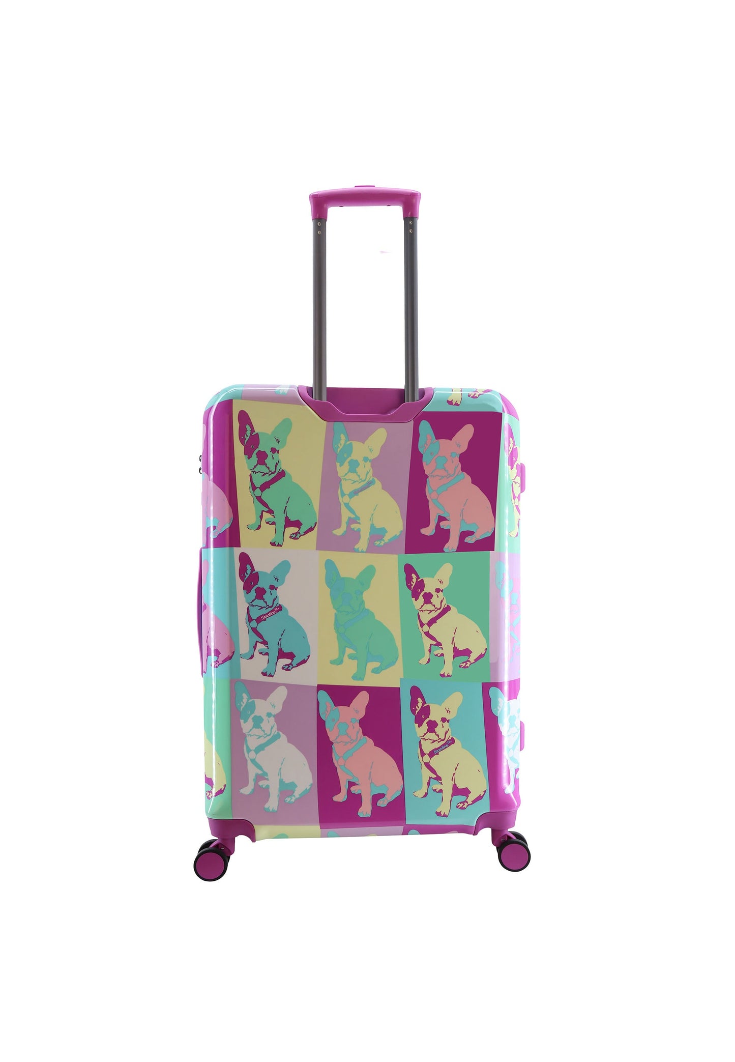 Saxoline Blue Bulldog Emotion Hartschalenkoffer / Trolley / Reisekoffer (Medium)