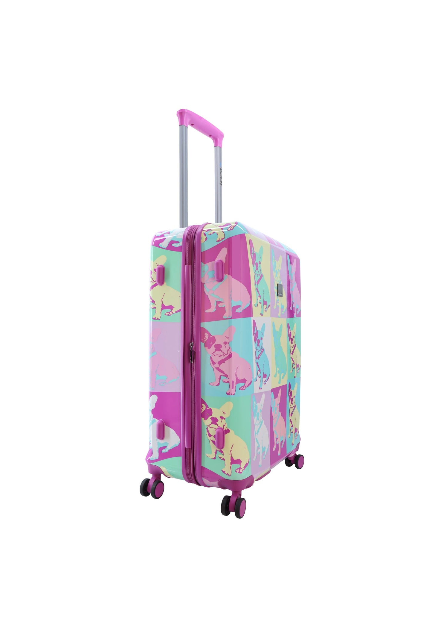 Saxoline Blue Bulldog Emotion Hartschalenkoffer / Trolley / Reisekoffer (Medium)