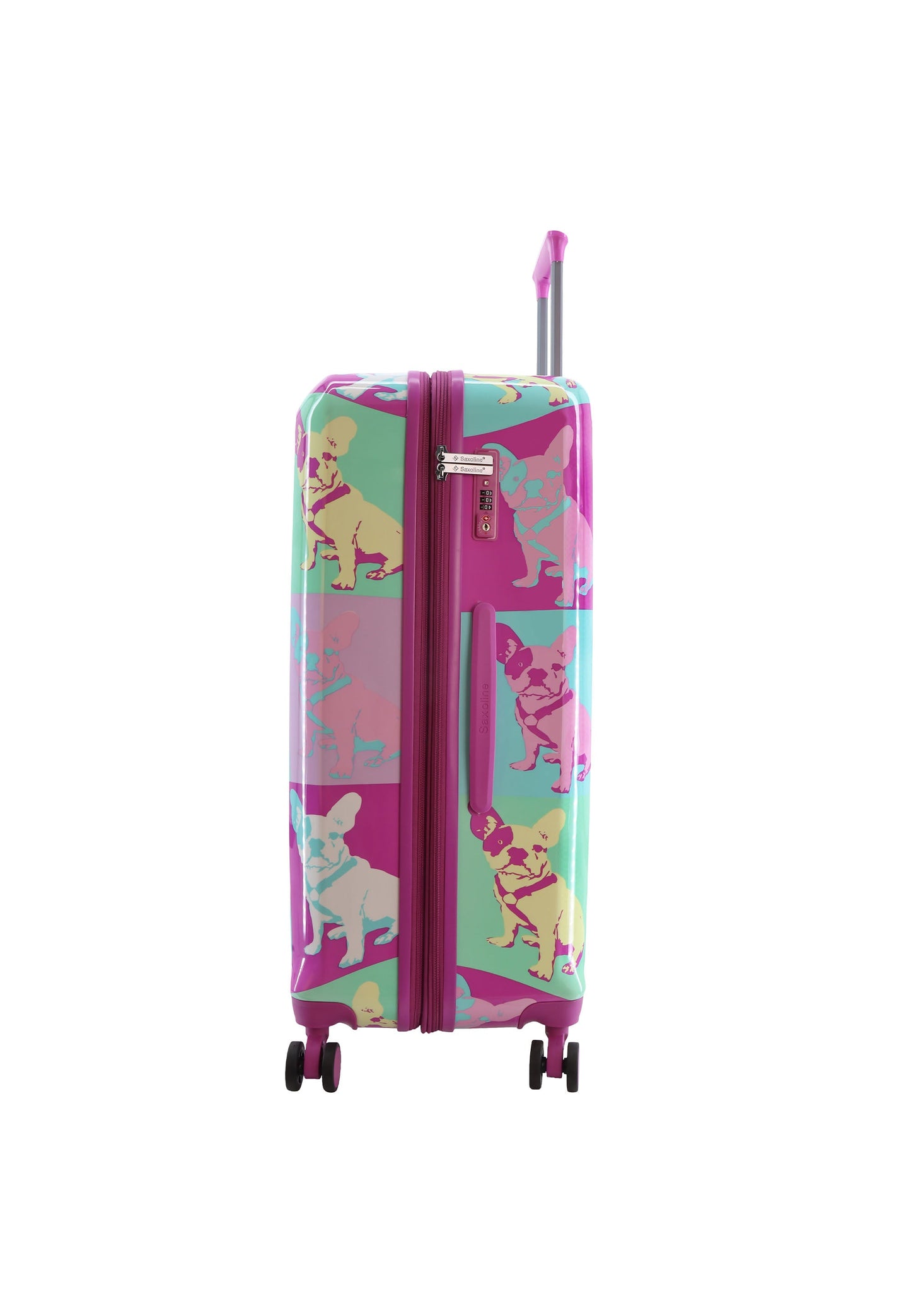 Saxoline Blue Bulldog Emotion Hartschalenkoffer / Trolley / Reisekoffer (Large)
