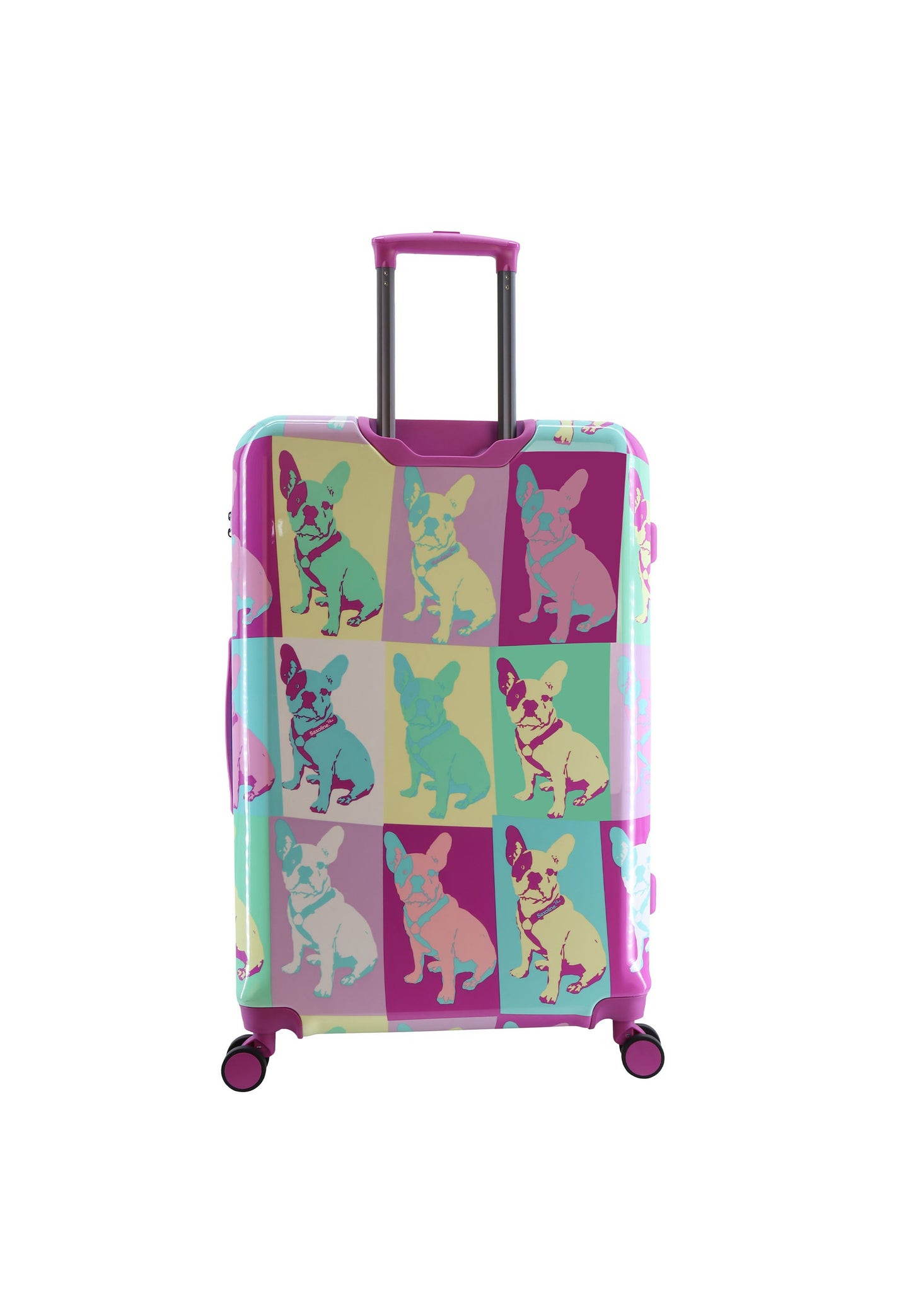 Saxoline Blue Bulldog Emotion Hartschalenkoffer / Trolley / Reisekoffer (Large)