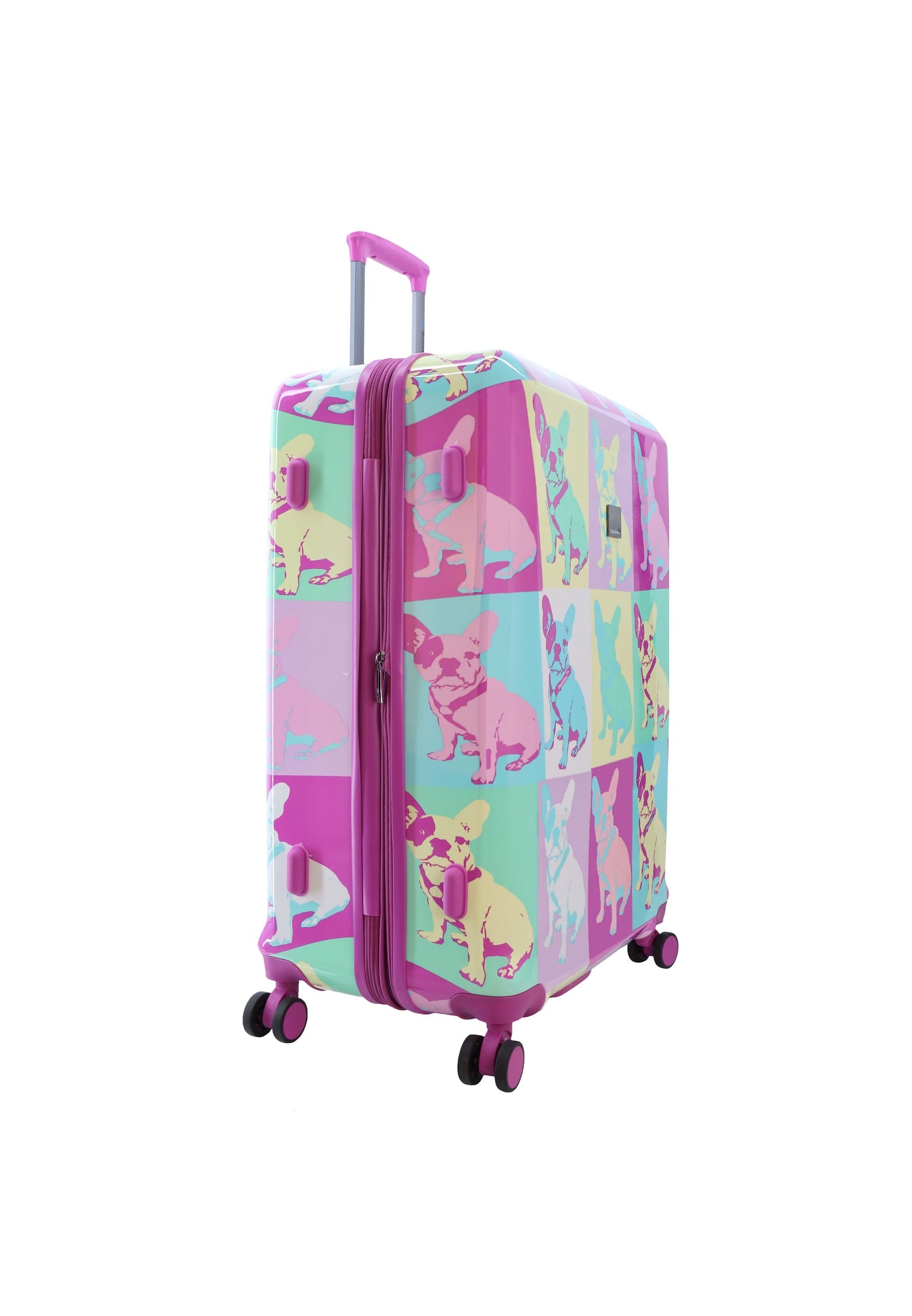 Saxoline Blue Bulldog Emotion Hartschalenkoffer / Trolley / Reisekoffer (Large)