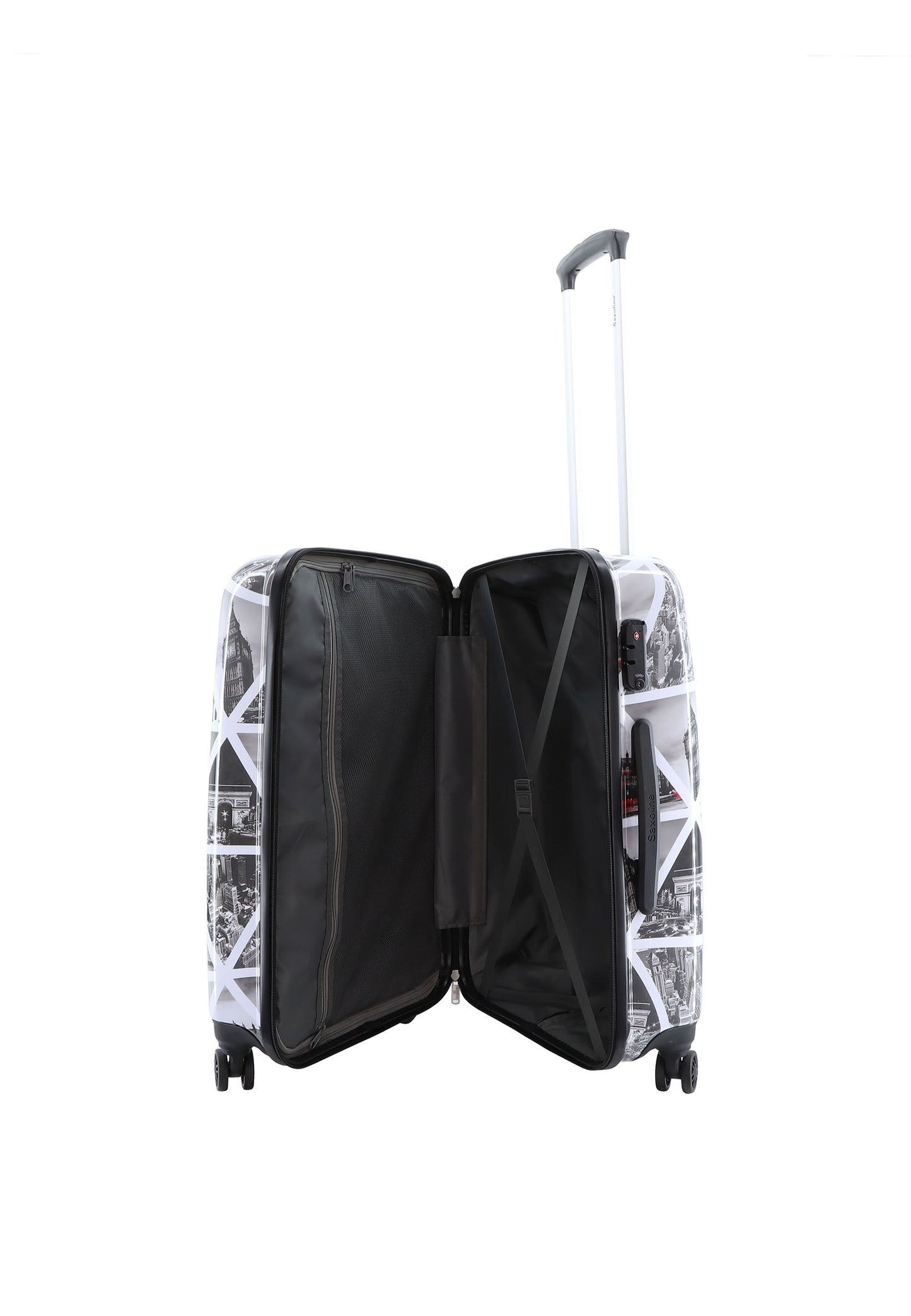 Saxoline Cities Hartschalenkoffer / Trolley / Reisekoffer (Medium)
