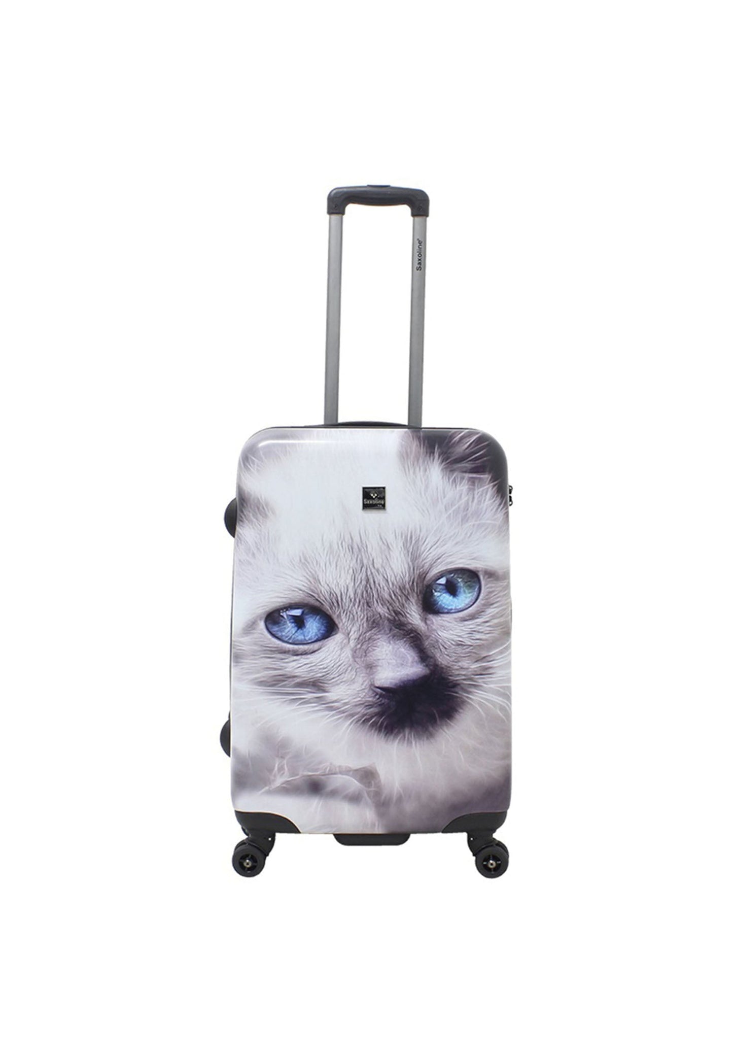 Saxoline White Cat Hartschalenkoffer / Trolley / Reisekoffer (Medium)