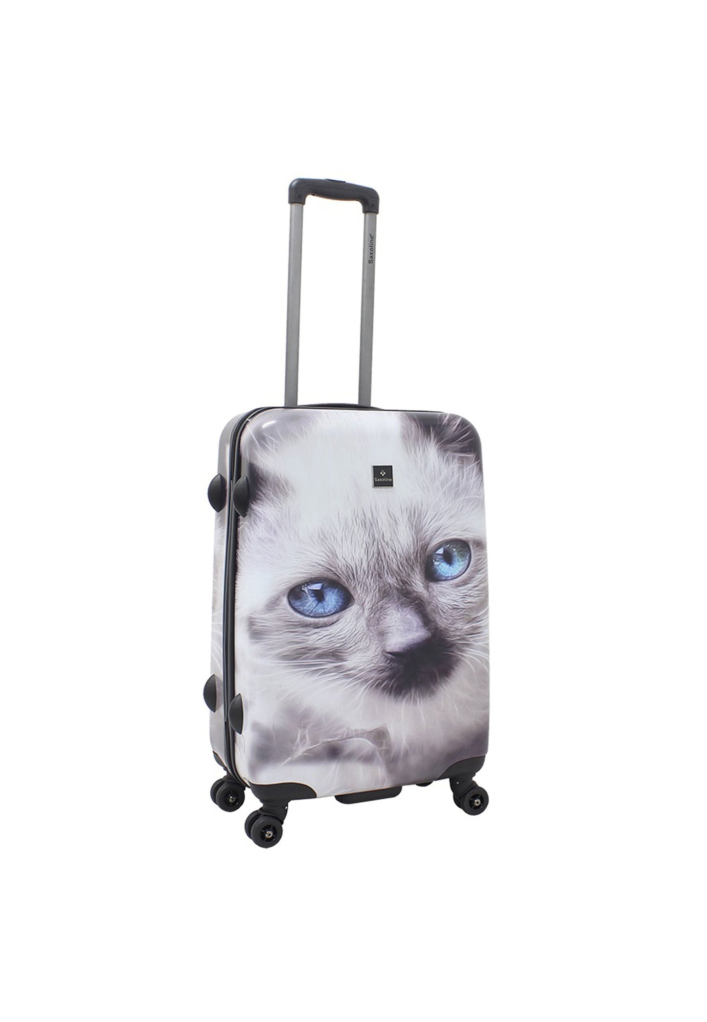 Saxoline White Cat Hartschalenkoffer / Trolley / Reisekoffer (Medium)